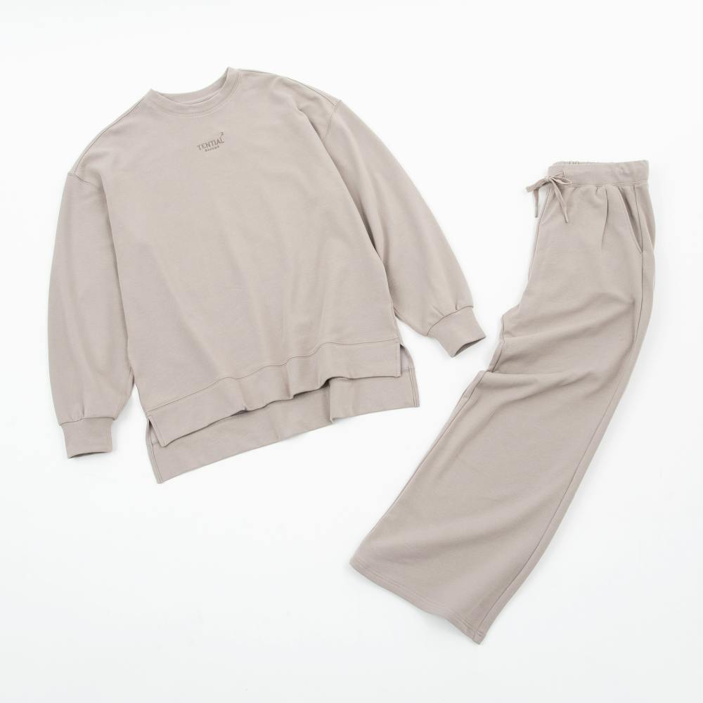 BAKUNE Ladies/上下セット（ジョガーパンツ）M/SMOKE PINK ジャージ 激安購入 店舗