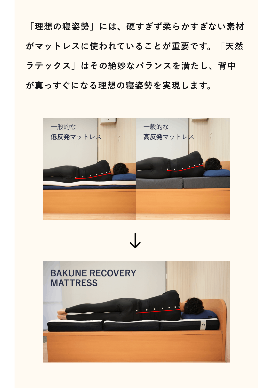 BAKUNE RECOVERY MATTRESS | TENTIAL[テンシャル] 公式オンラインストア