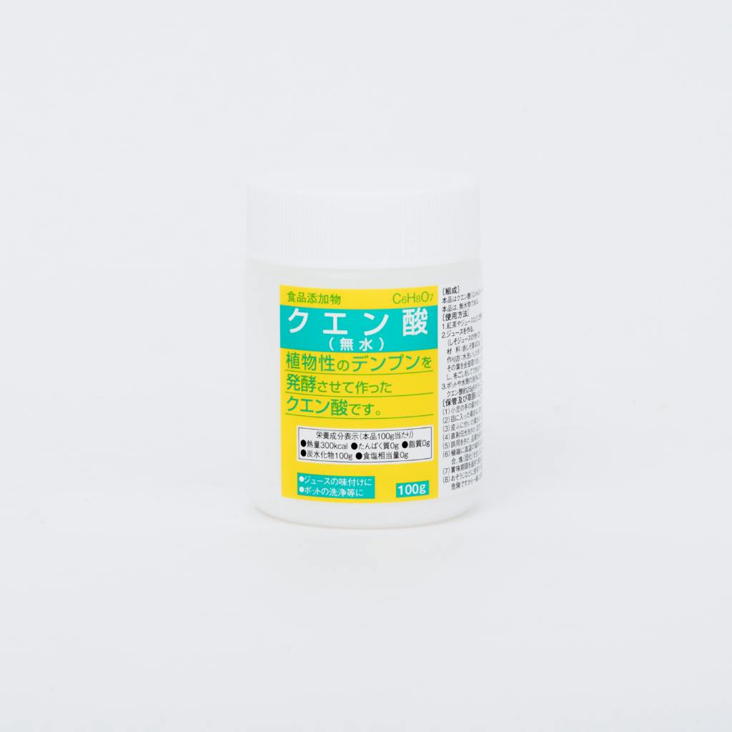 大洋製薬 食品添加物 クエン酸（無水） １００ｇ - KENCOCO(ケンココ)