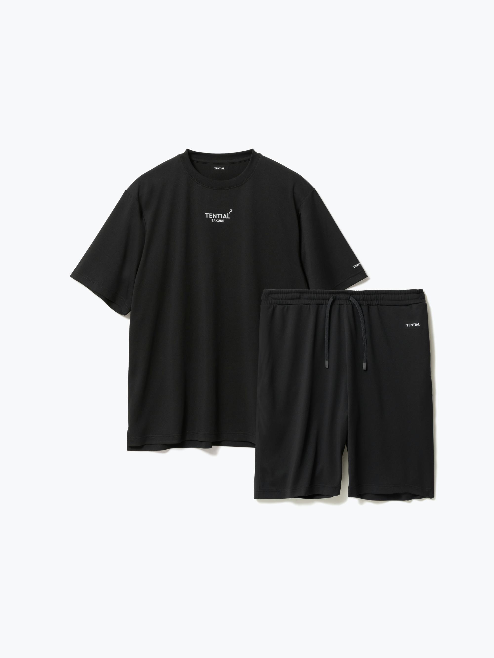 BAKUNE Dry Men's 半袖 Black