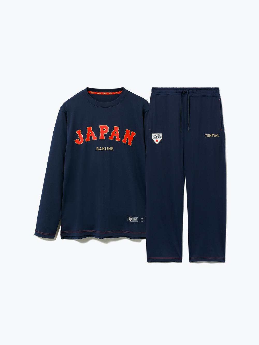 BAKUNE Dry （侍ジャパンコラボ） / 上下セット（長袖Tシャツ・ロングパンツ）