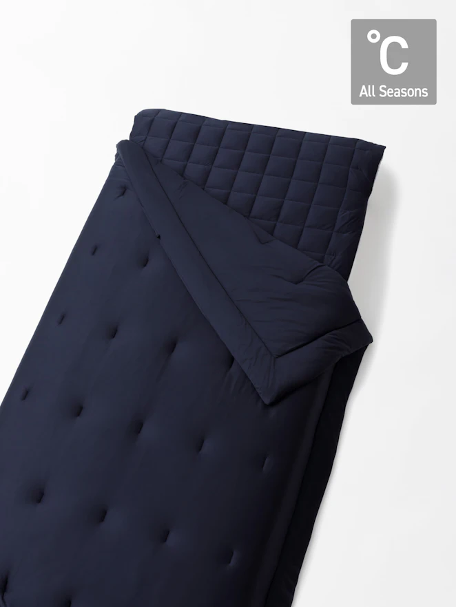 BAKUNE オールシーズン寝具2点セット / 通年用掛け布団・通年用敷きパッド