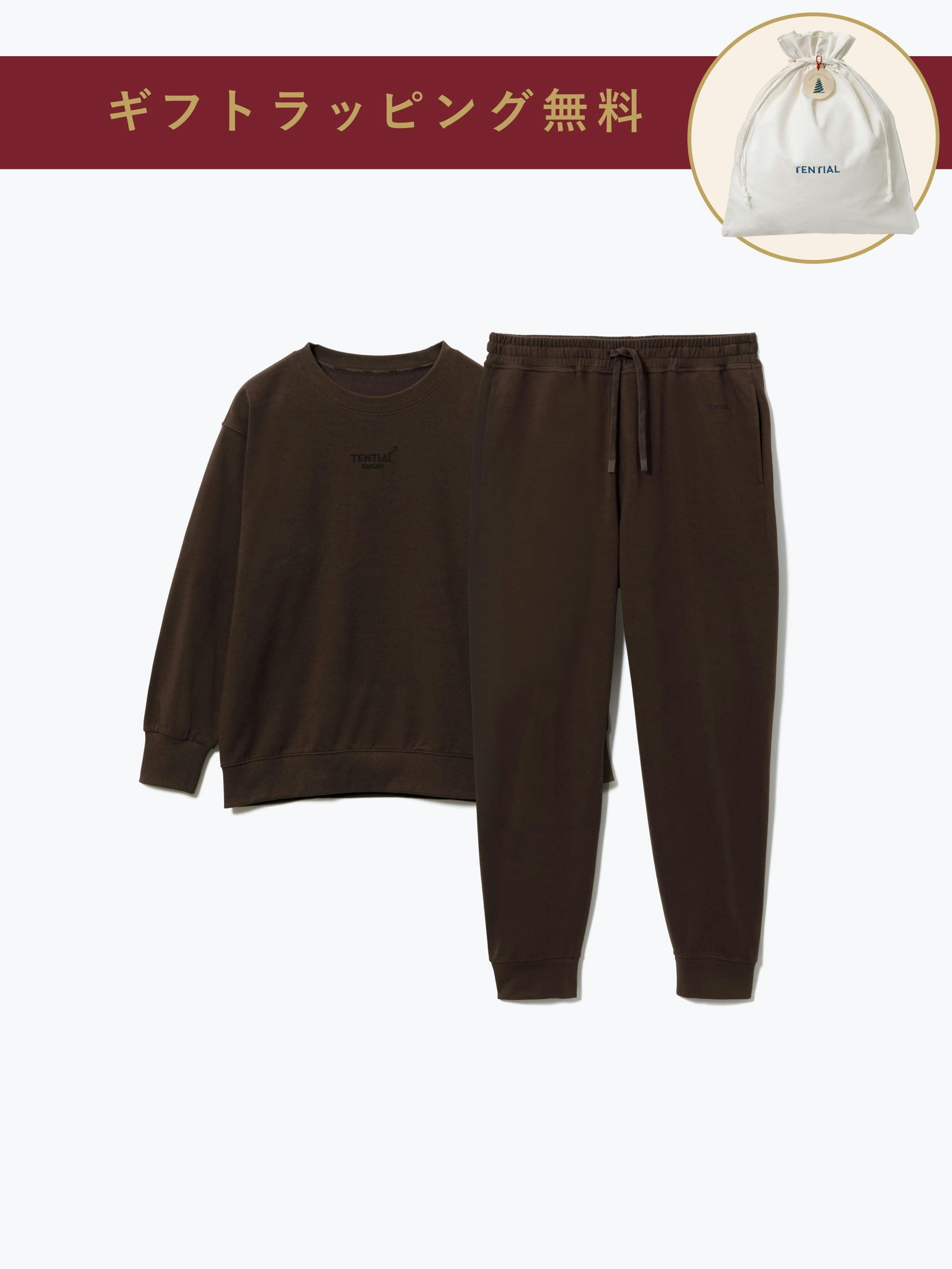 BAKUNE スウェット ウィメンズ / 上下セット（長袖クルーネックシャツ・ロングパンツ）