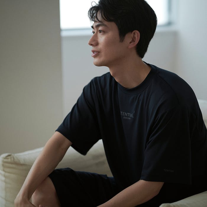 BAKUNE Dry Men's 上下セット（半袖Tシャツ・ショートパンツ）_25SS