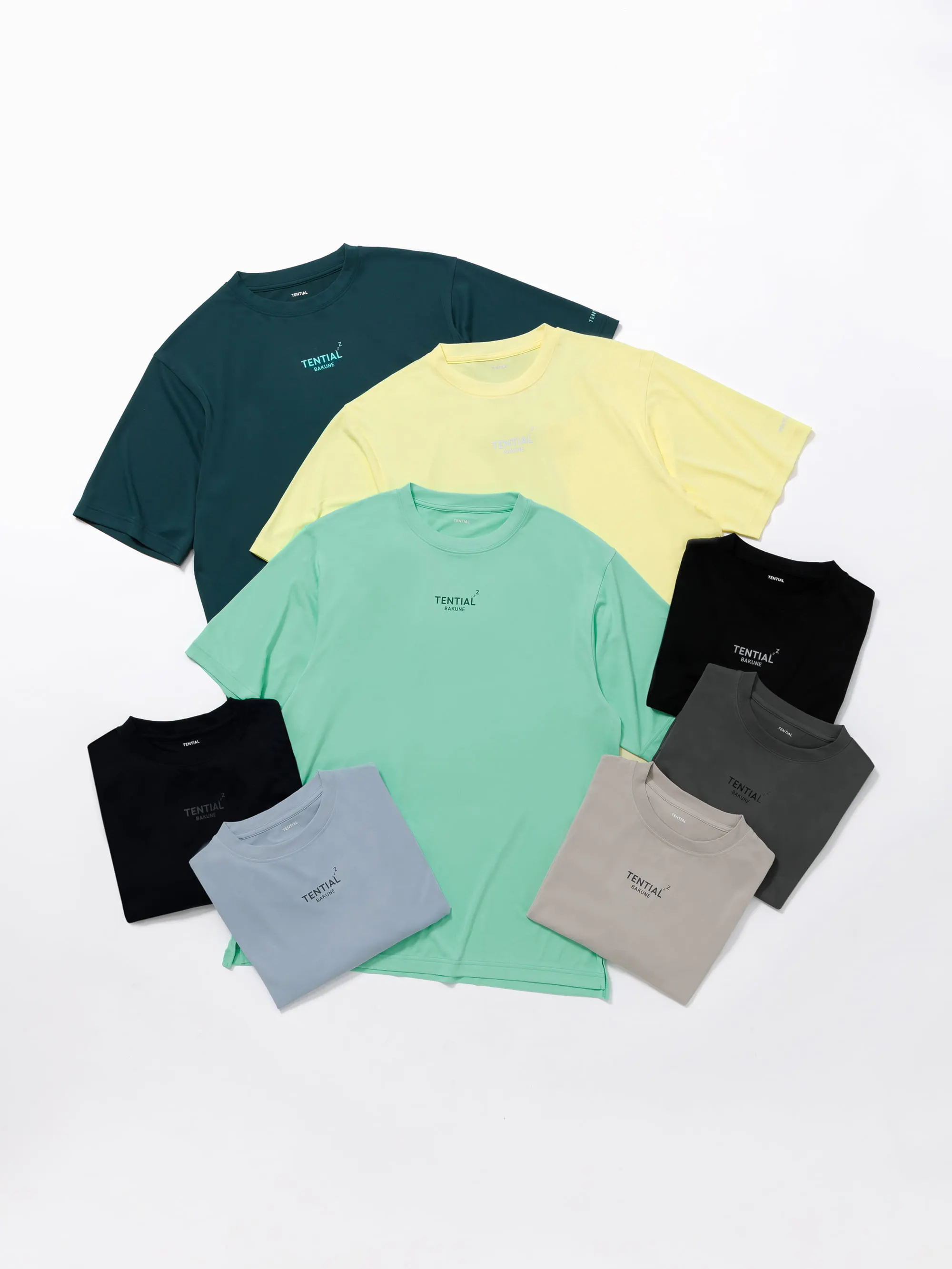 【XS（ユニセックス）美品】TENTIAL BAKUNE Dry Tシャツ TENTIAL（テンシャル） リカバリーウェア BAKUNE DRY バクネ ドライ