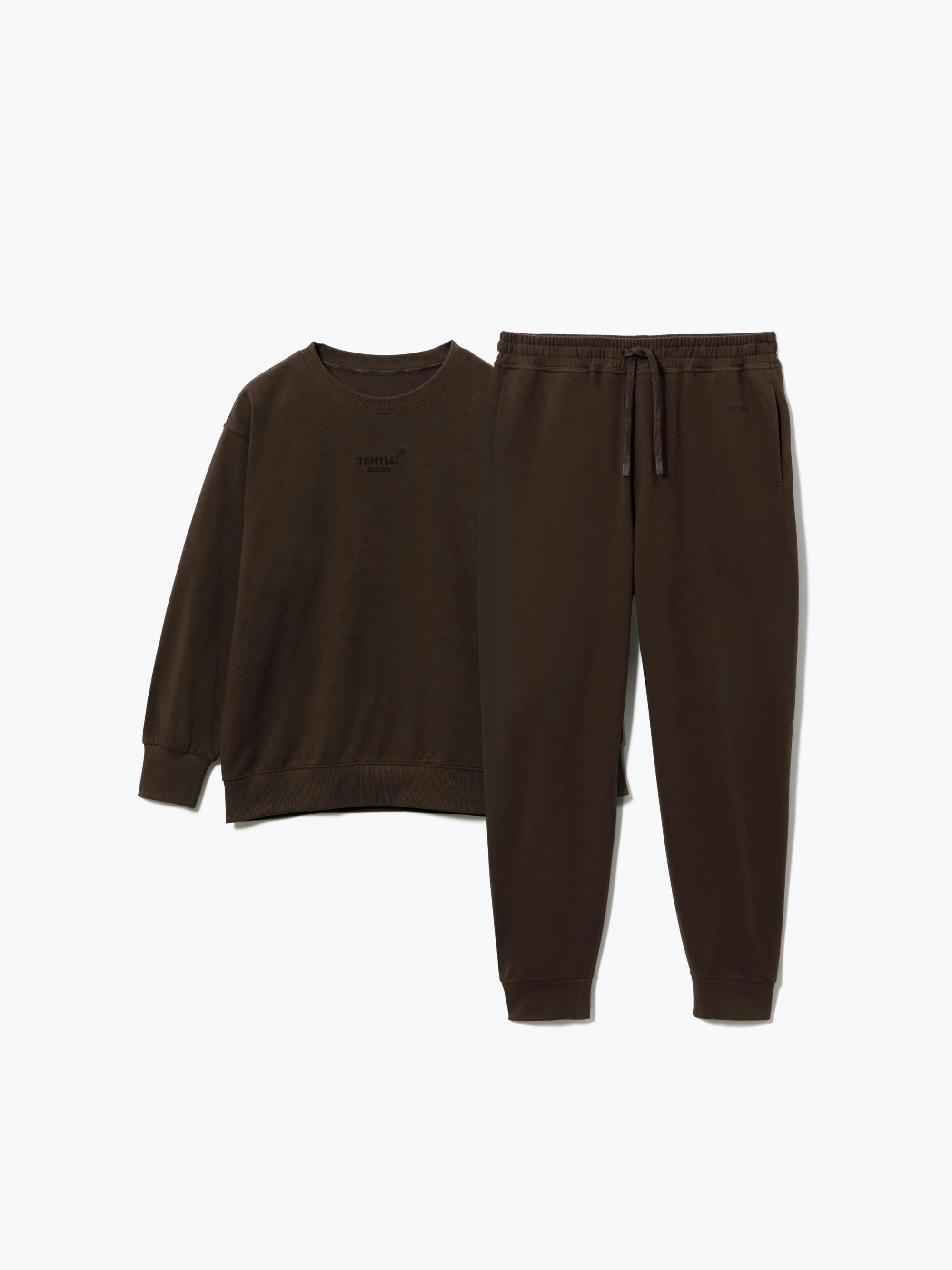 TENTIAL BAKUNE Ladiesスウェット上下セット M ブラウン TENTIAL BAKUNE Ladiesスウェット上下セット M ブラウン 【公式