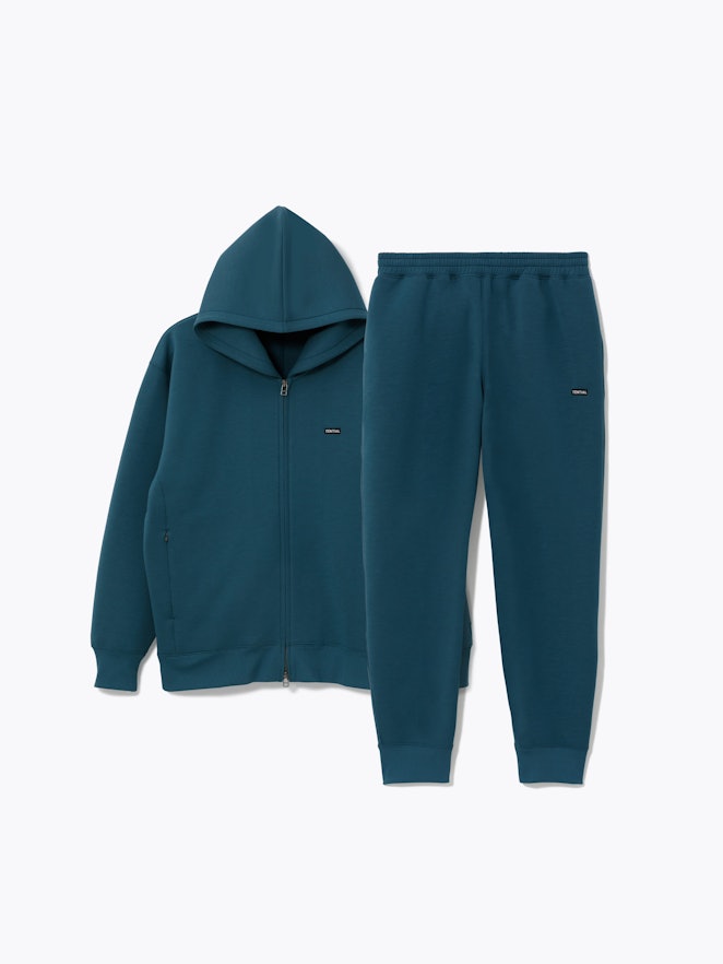 【テックスウェット】フルジップフーディー / 上下セット(フルジップフーディー・ジョガーパンツ)