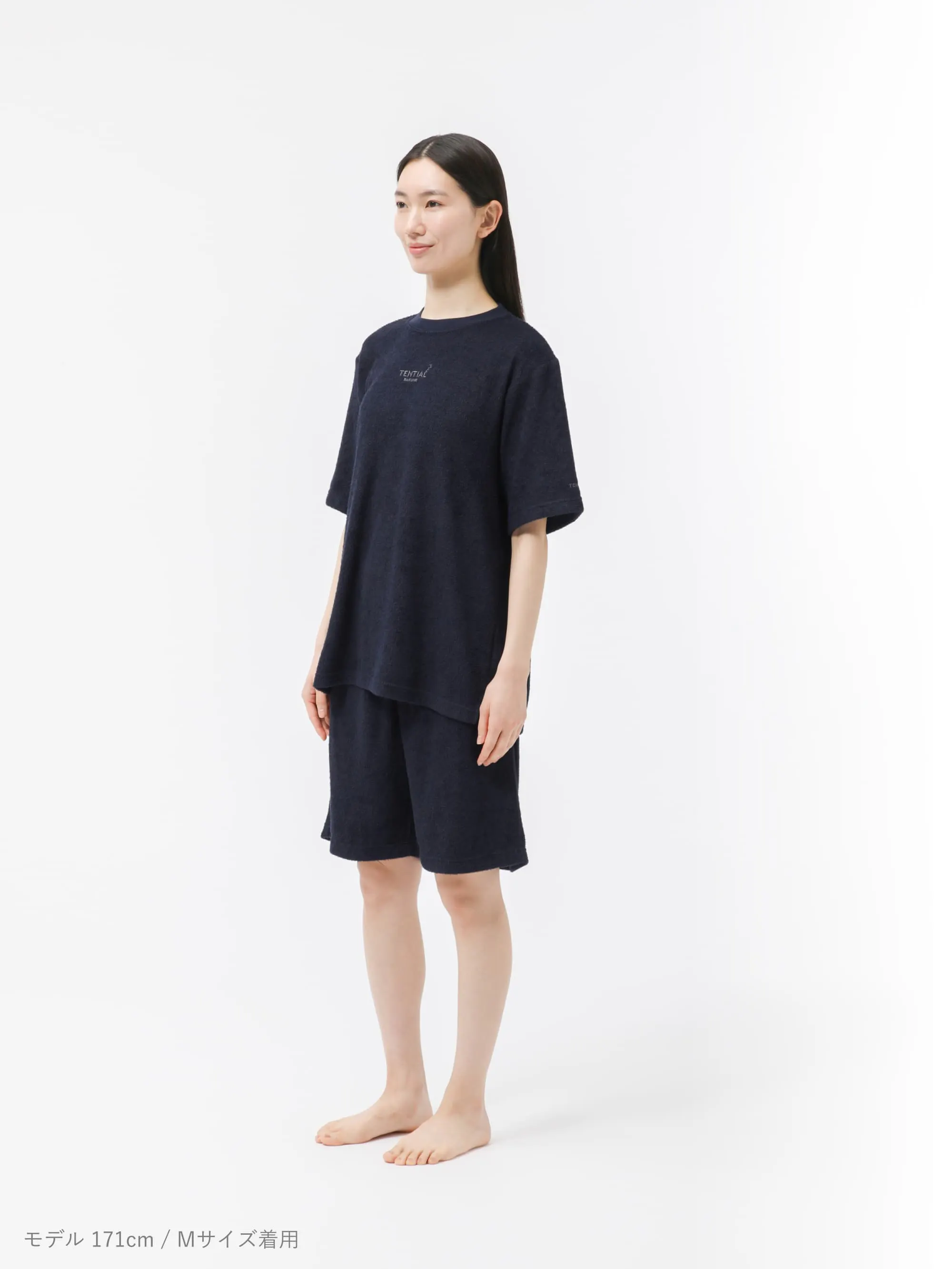 BAKUNE Pile 上下セット（半袖Tシャツ・ショートパンツ）_25SS