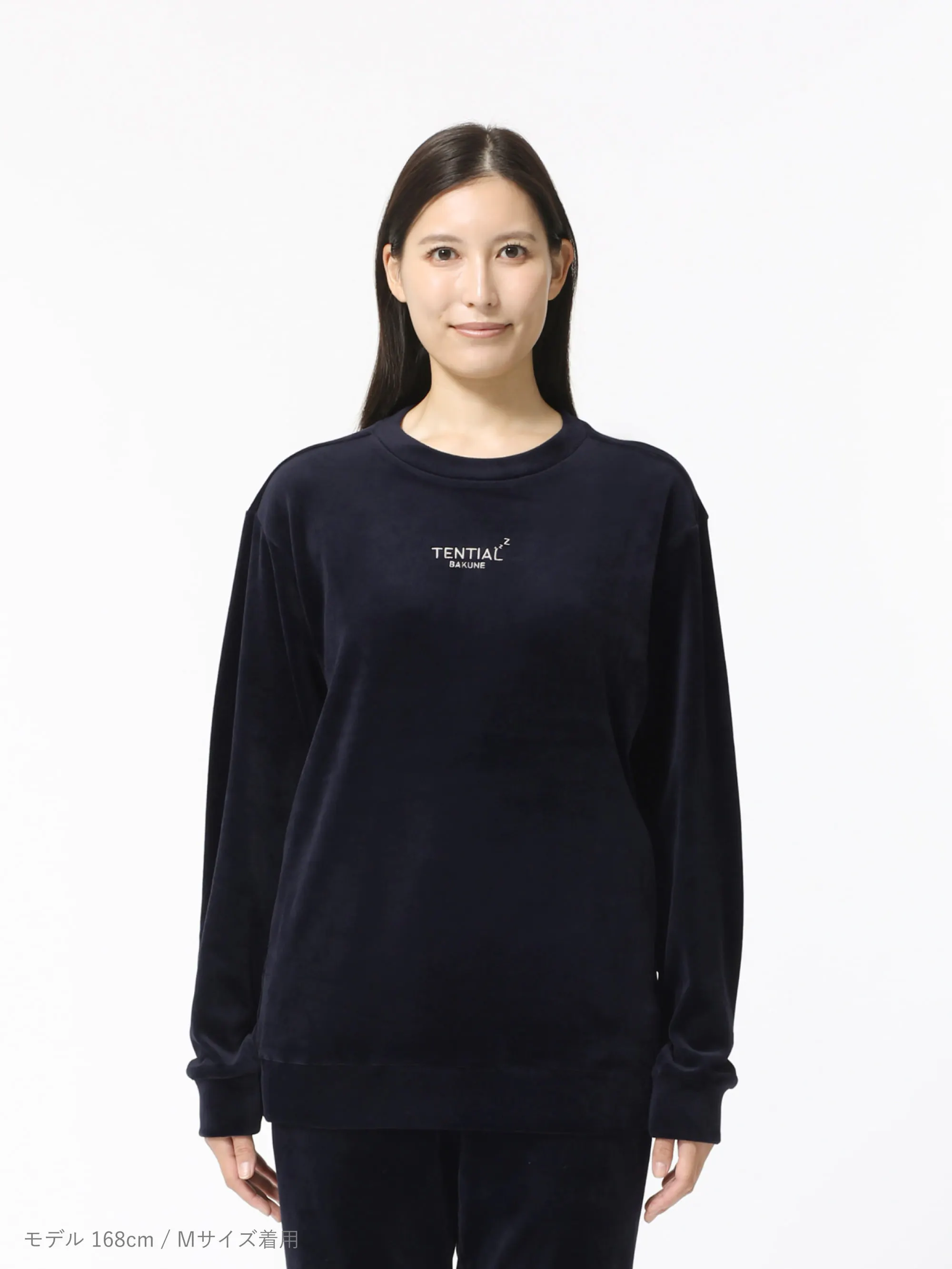 BAKUNE ベロア / 長袖クルーネックシャツ_25FW | TENTIAL公式