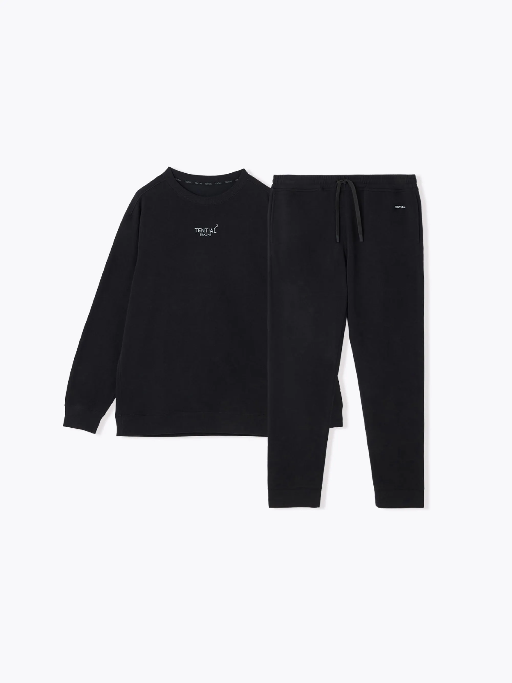 BAKUNE スウェット メンズ 長袖 Black