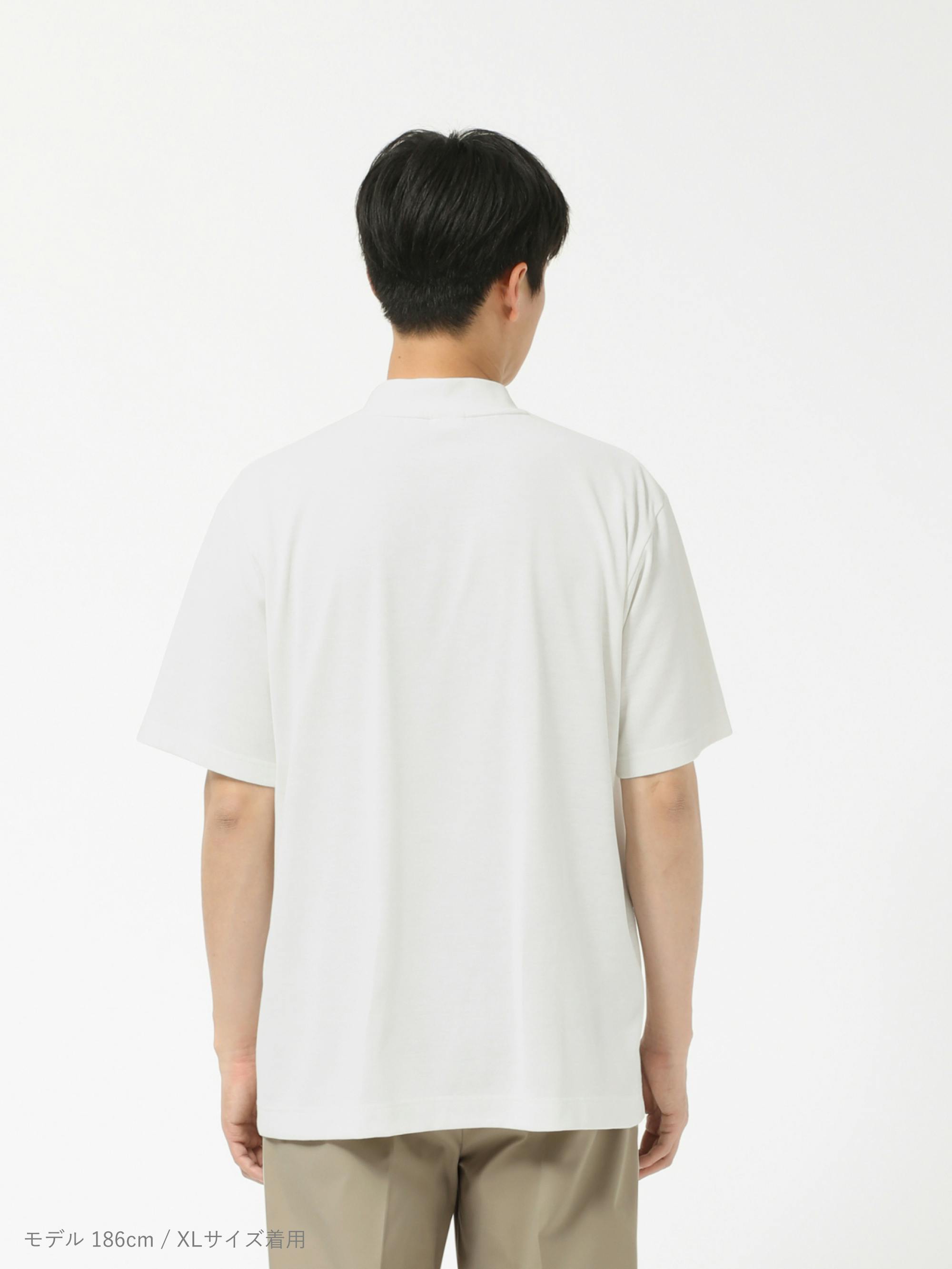 Golf Wear Short Sleeve T-Shirt Mock Neck / 半袖モックネックシャツ