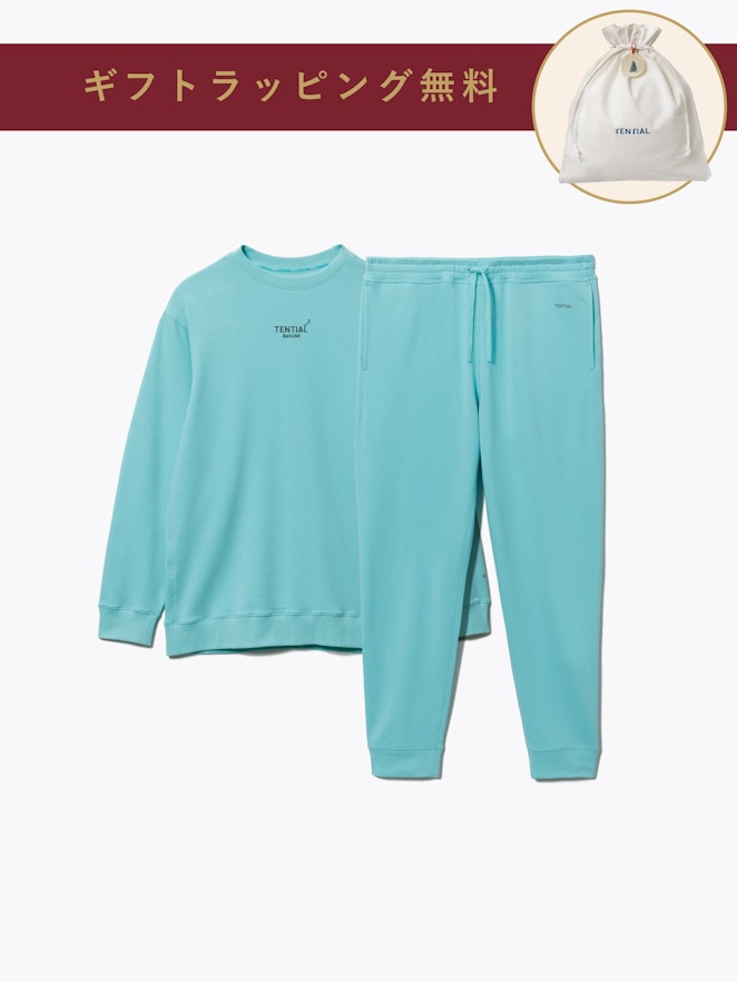 BAKUNE スウェット メンズ / 上下セット(長袖クルーネックシャツ・ロングパンツ)