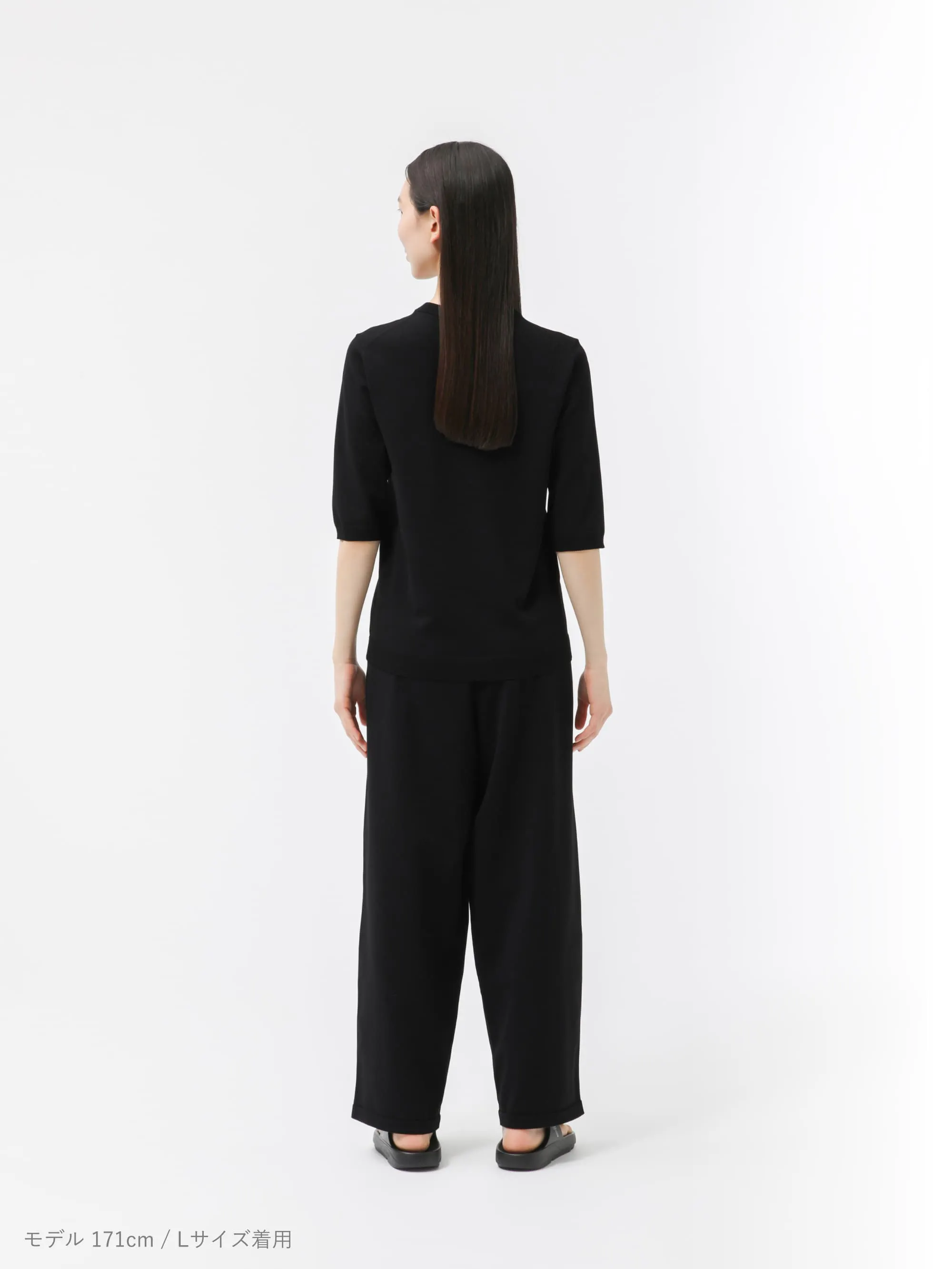 MIGARU Light Knit Women's Short Sleeve T-Shirt / 上下セット（半袖