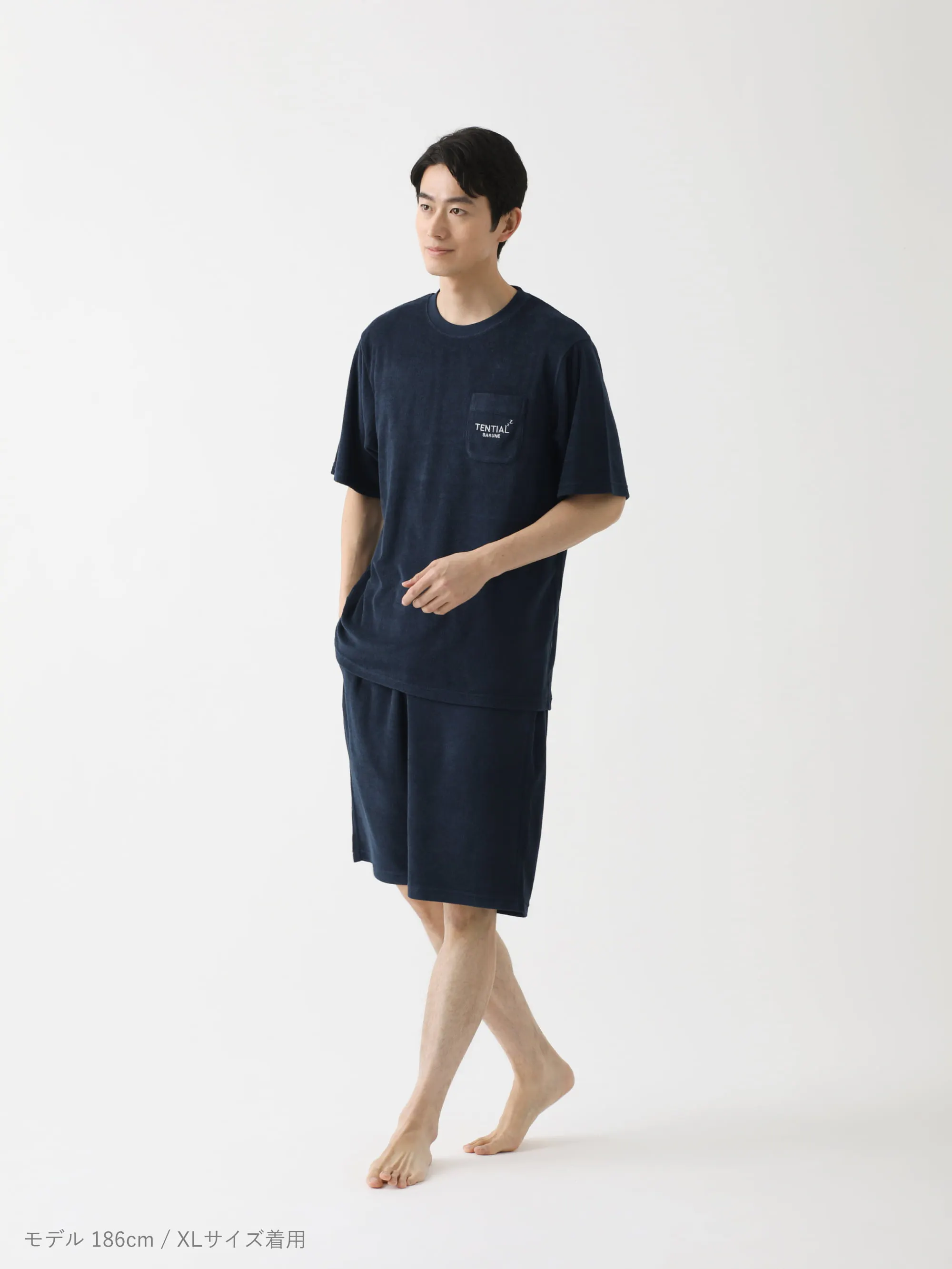 BAKUNE パイル / 上下セット（半袖Tシャツ・ショートパンツ
