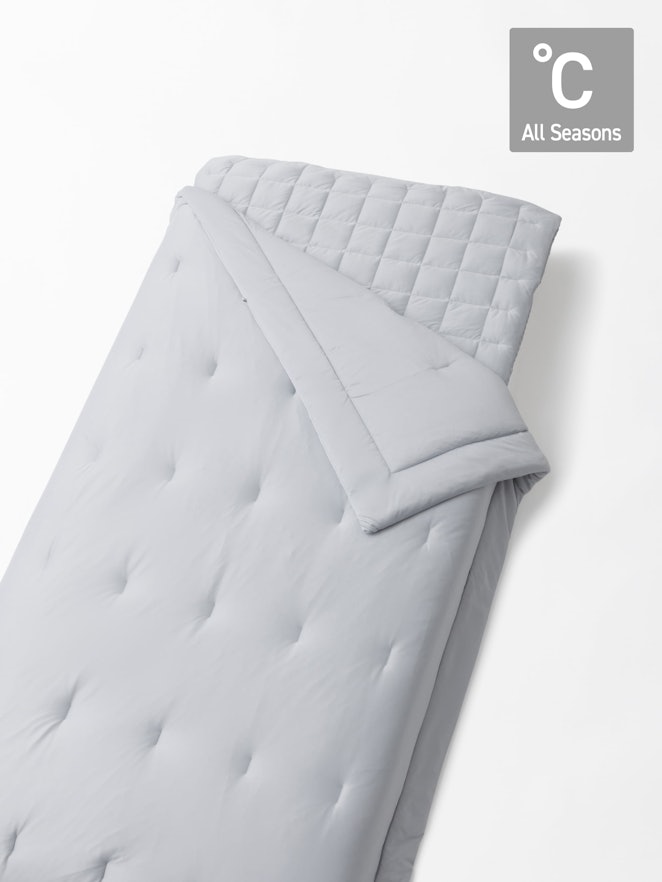 BAKUNE オールシーズン寝具2点セット / 通年用掛け布団・通年用敷きパッド