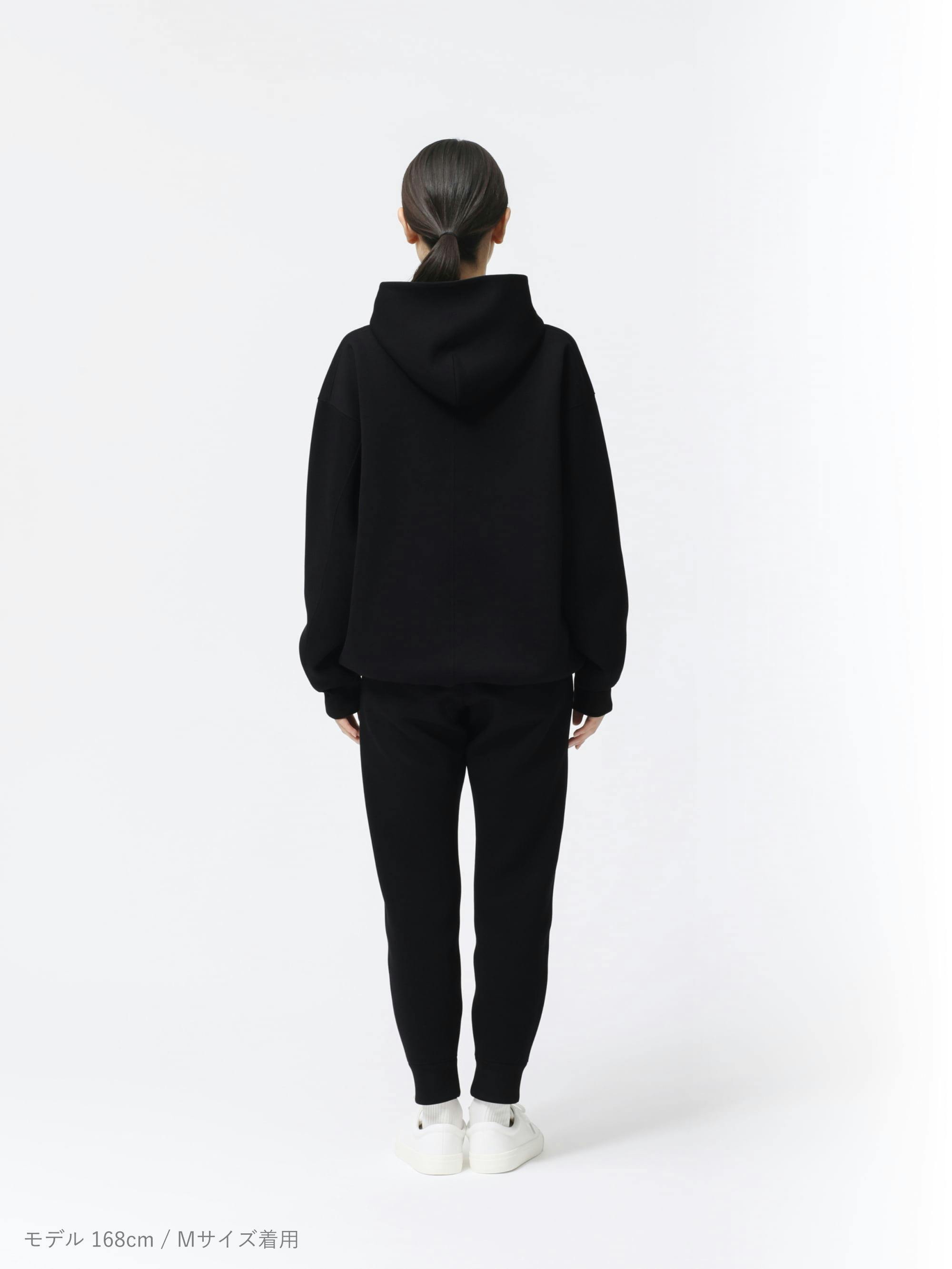 【試着のみ】TENTIAL BAKUNE ブラック スウェット BAKUNE スウェット ウィメンズ / 上下セット（長袖クルーネック