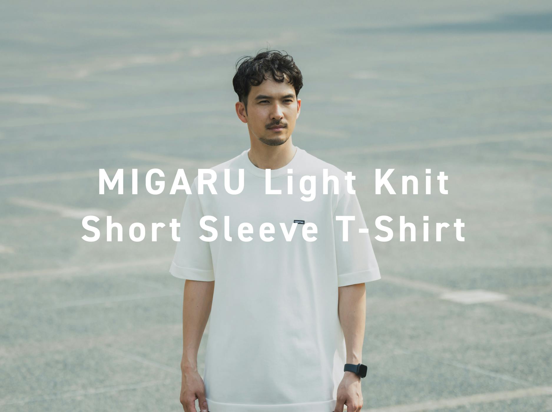 MIGARU Light Knit Short Sleeve T-Shirt / 上下セット（半袖T