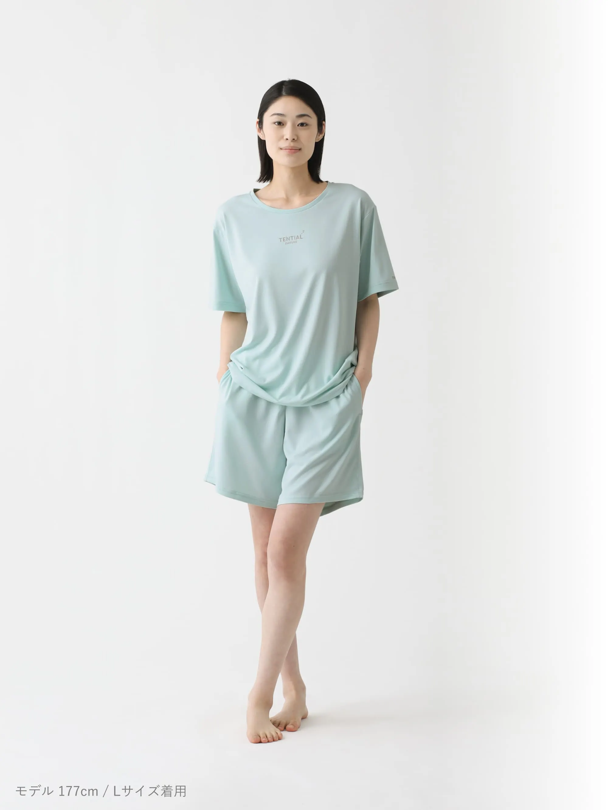 BAKUNE Dry Women's 半袖 Mint