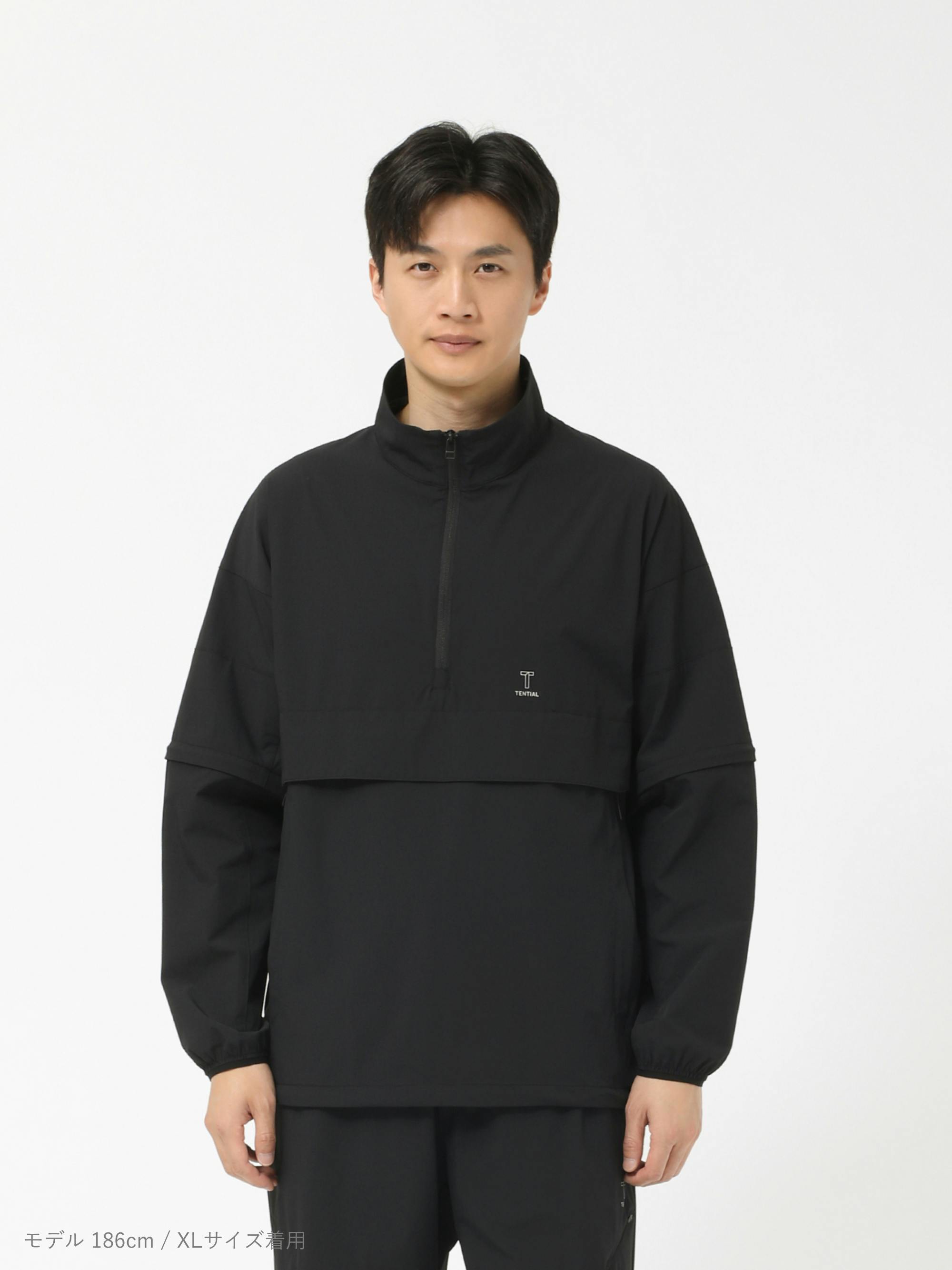 Golf Wear Woven Long Sleeve Blouson Half Zip / 上下セット