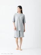 BAKUNE スムース 半袖 Light-gray