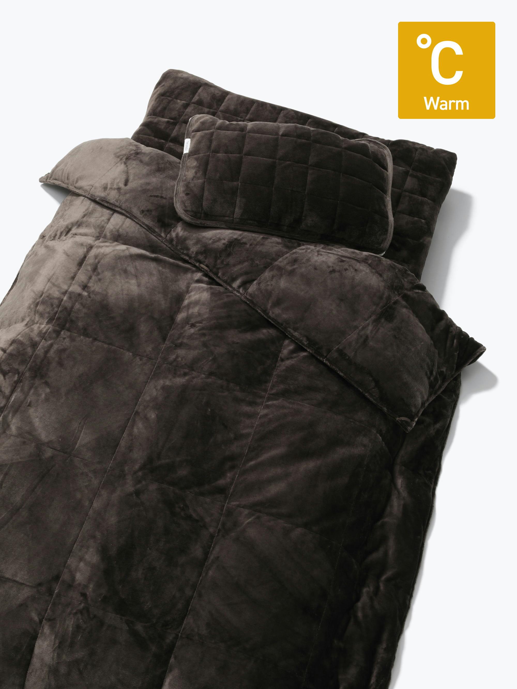 冬用寝具3点セット / 冬用掛け布団・冬用敷きパッド・冬用枕パッド2枚セット