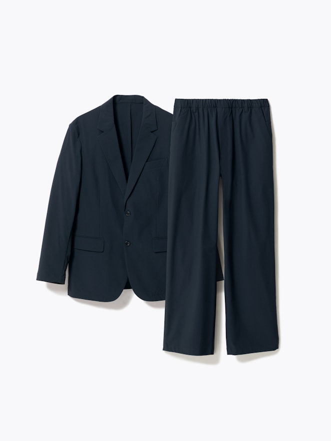 MIGARU Woven Tailored Jacket Packable / 上下セット(パッカブルジャケット・ワイドパンツ)