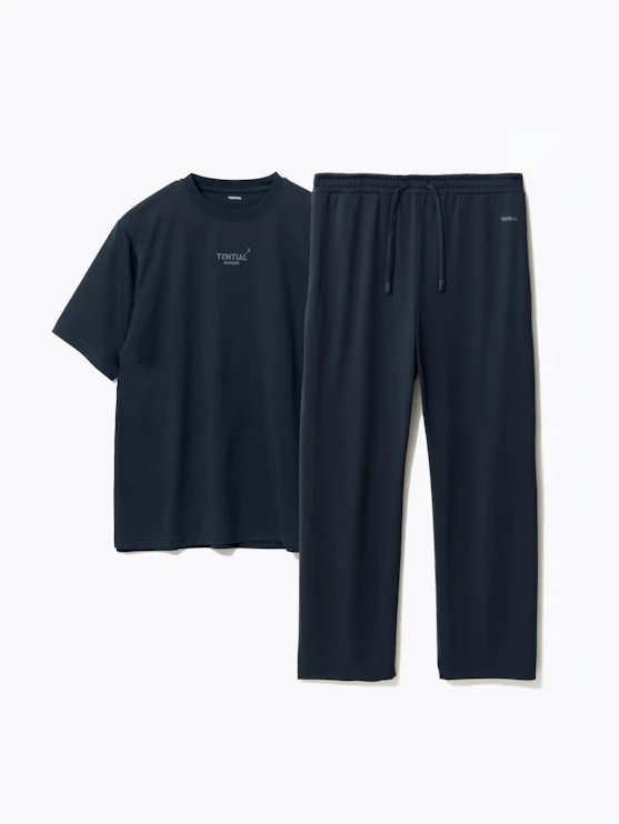 BAKUNE Dry Men's 半袖 ロングパンツ