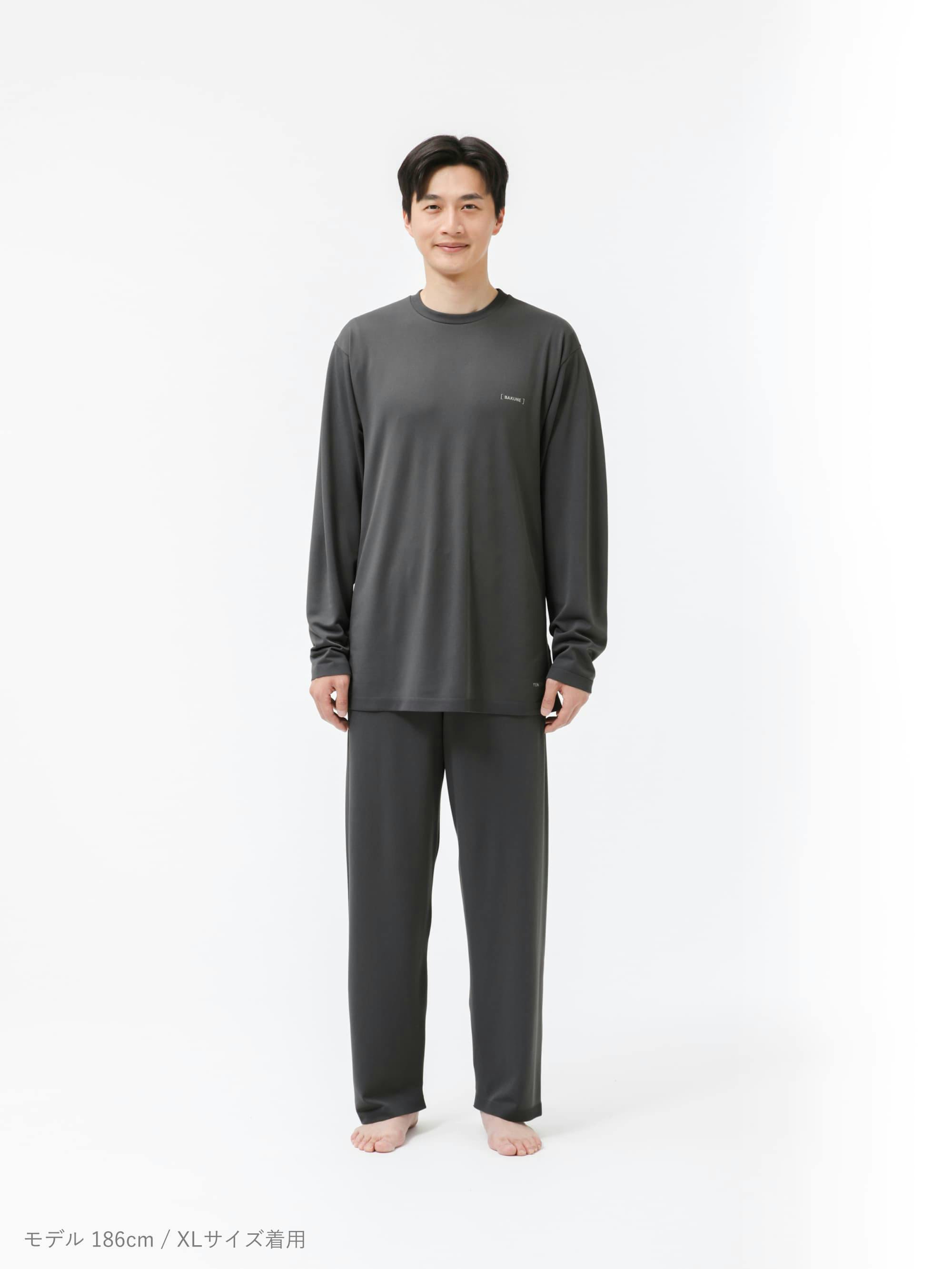 BAKUNE 3D Dry Men's 上下セット（長袖Tシャツ・ロングパンツ）_25SS
