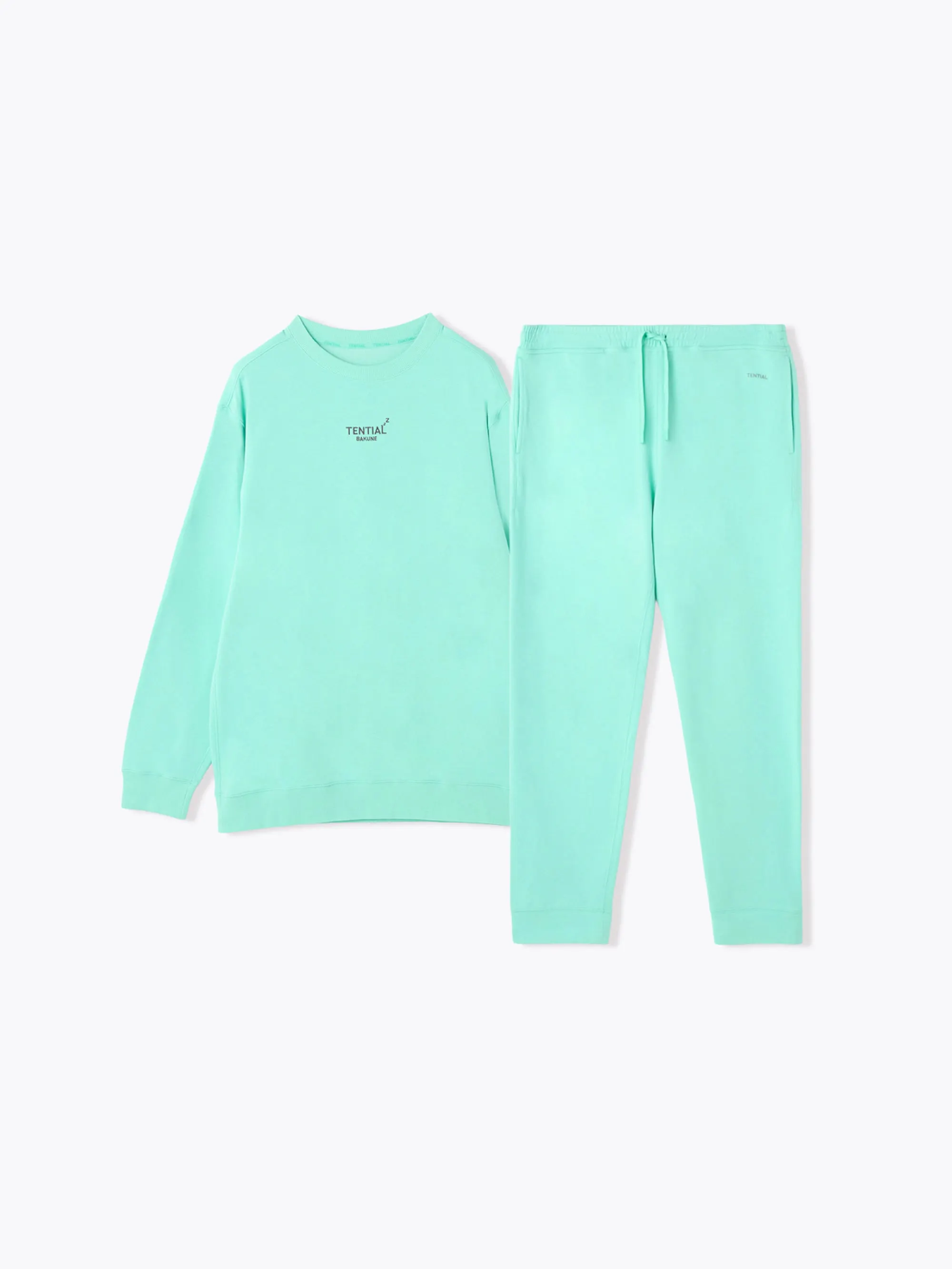 BAKUNE スウェット メンズ 長袖 Turquoise