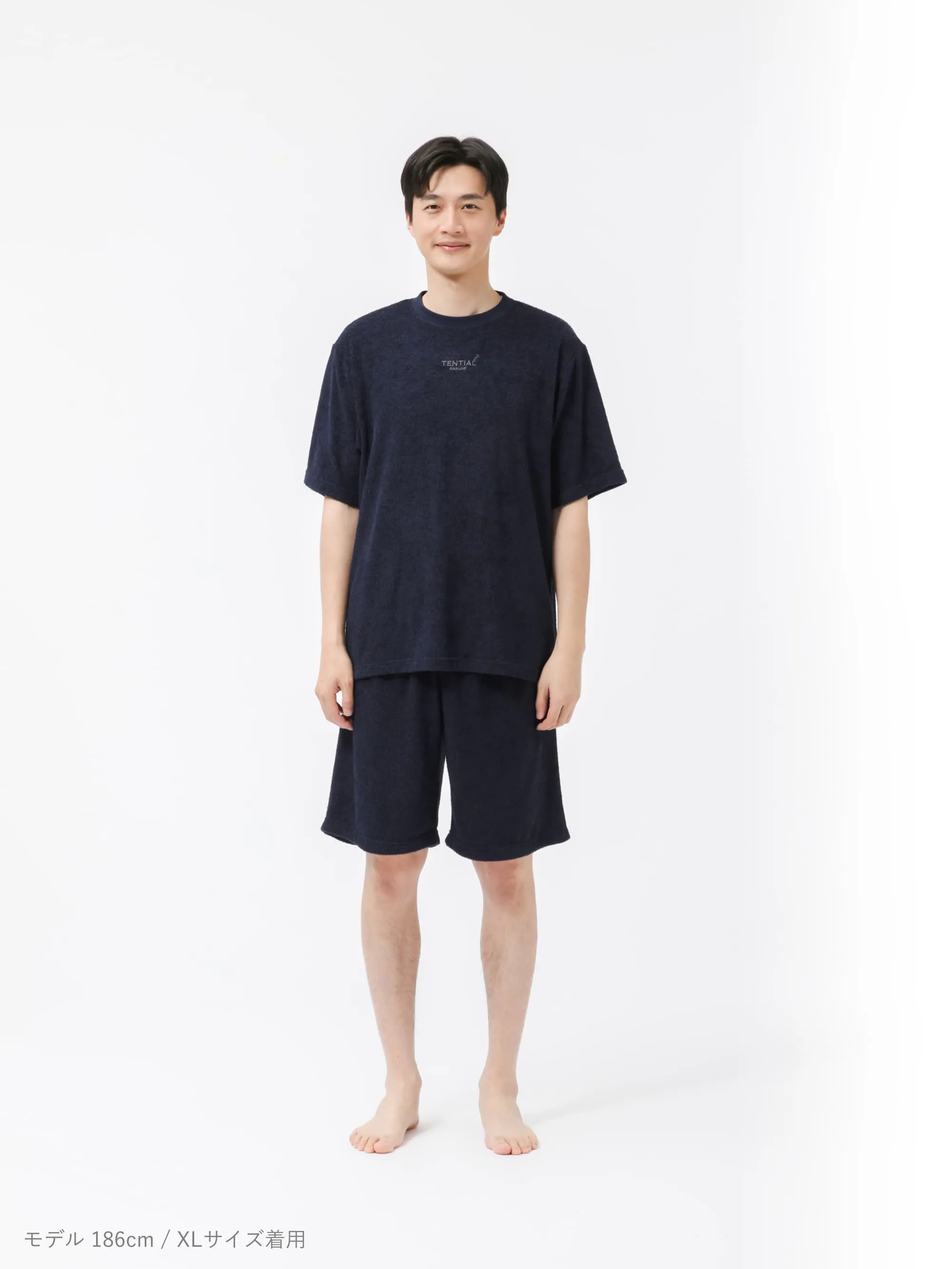 BAKUNE Pile 上下セット（半袖Tシャツ・ショートパンツ）_25SS