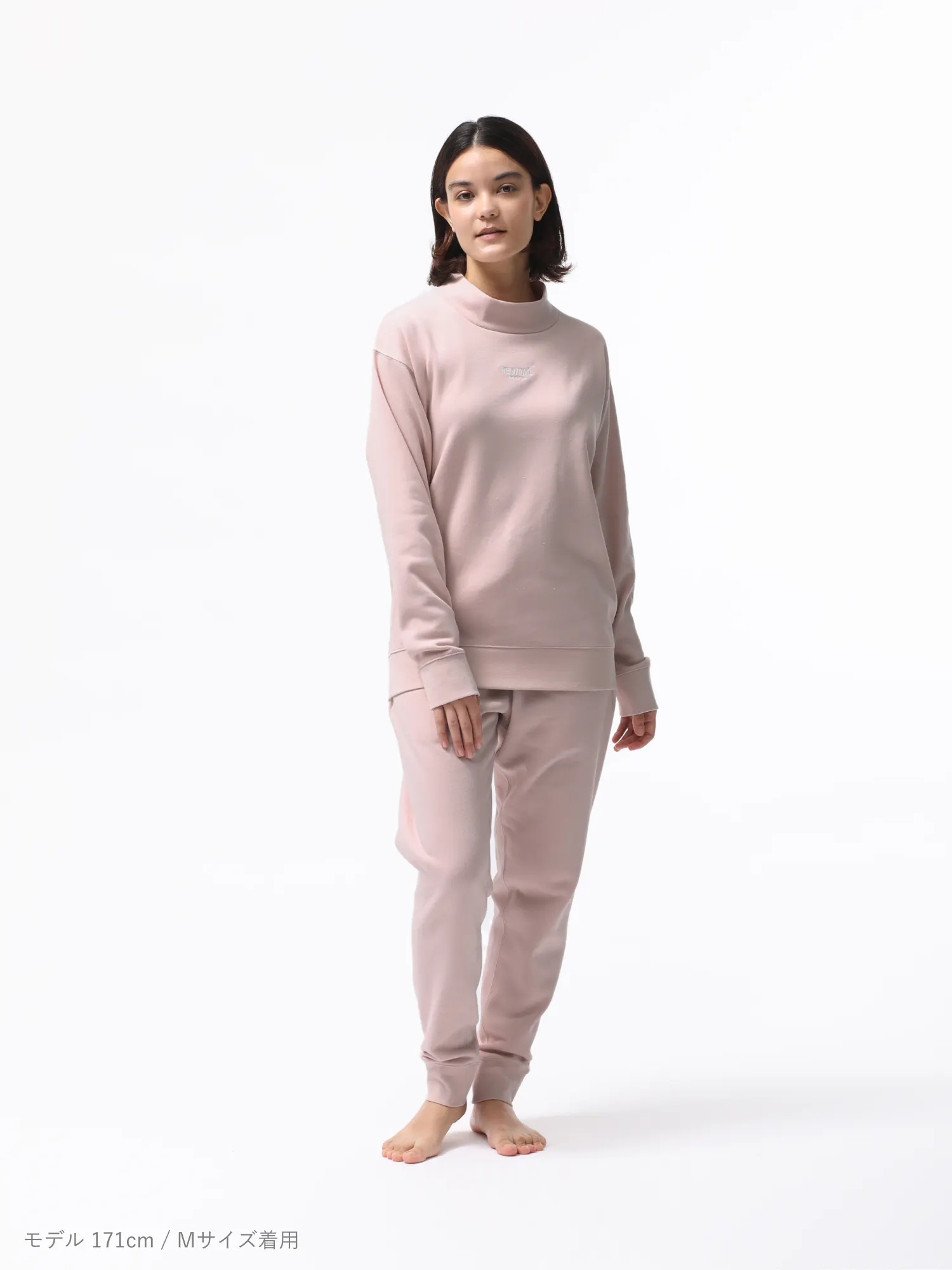 BAKUNE Warm 上下セット（長袖モックネックシャツ・ロングパンツ  