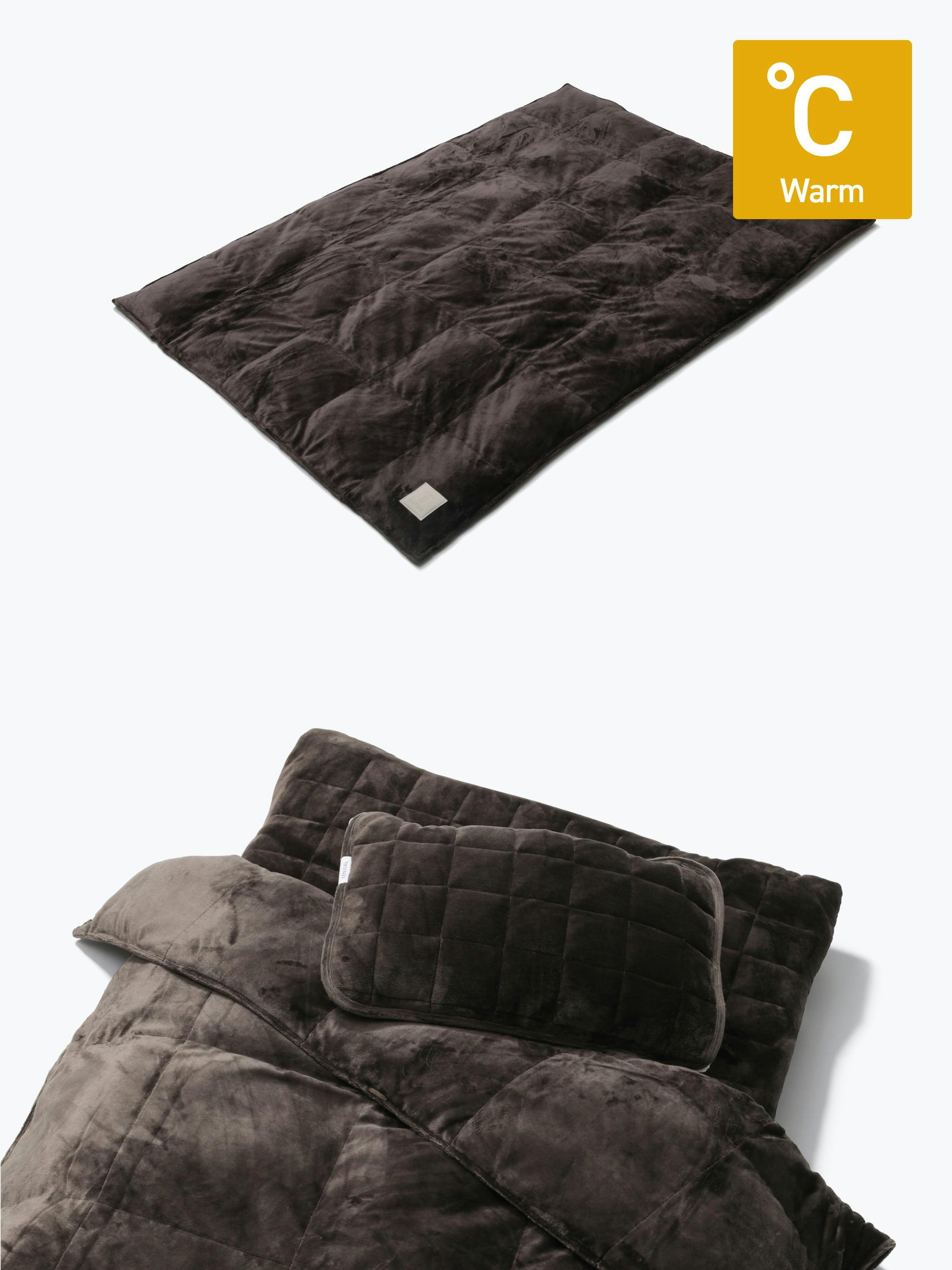 冬用寝具3点セット / 冬用掛け布団・冬用敷きパッド・冬用枕パッド2枚セット
