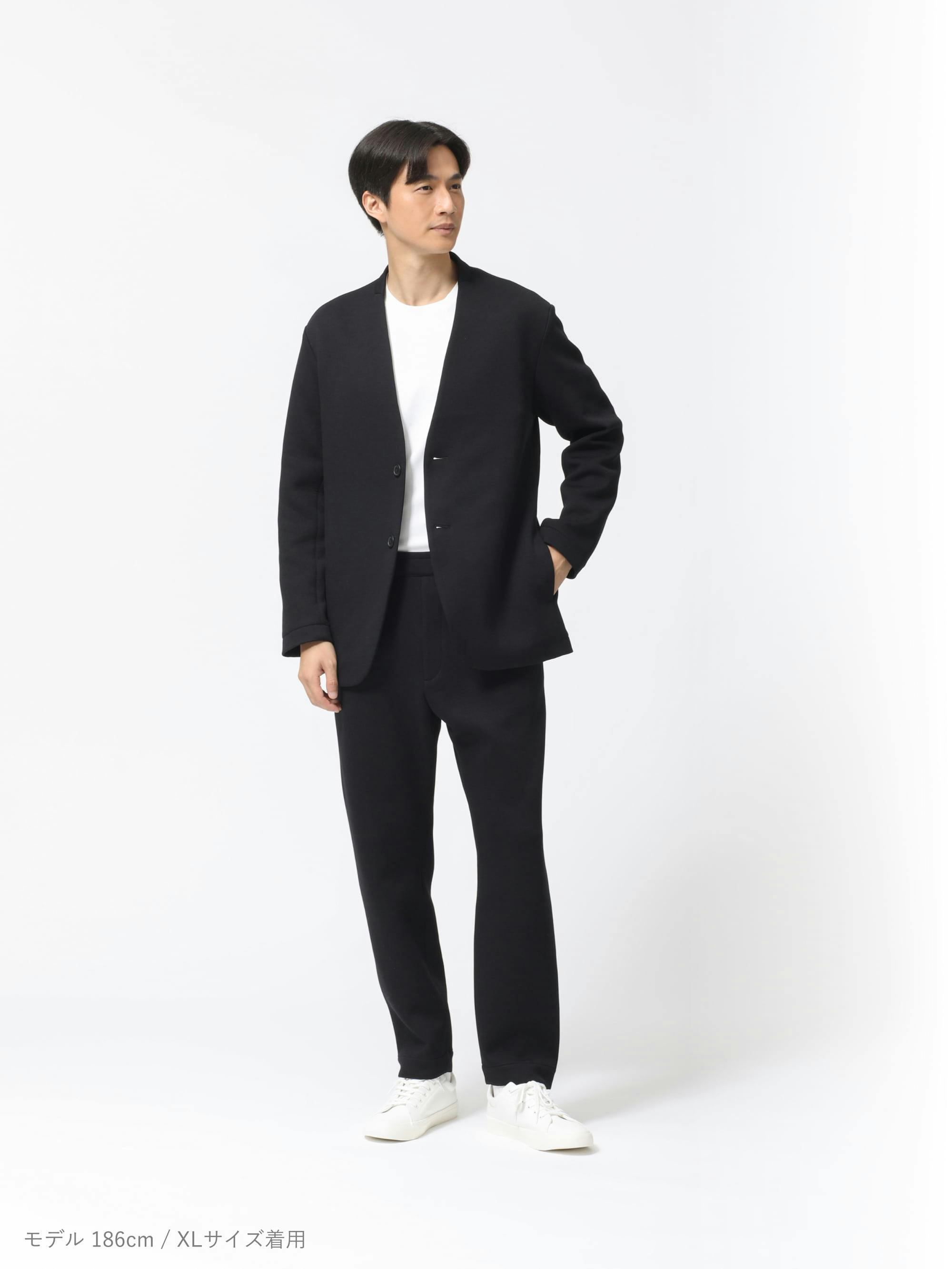 テックスウェット】カラーレスジャケット メンズ / 上下セット（カラー