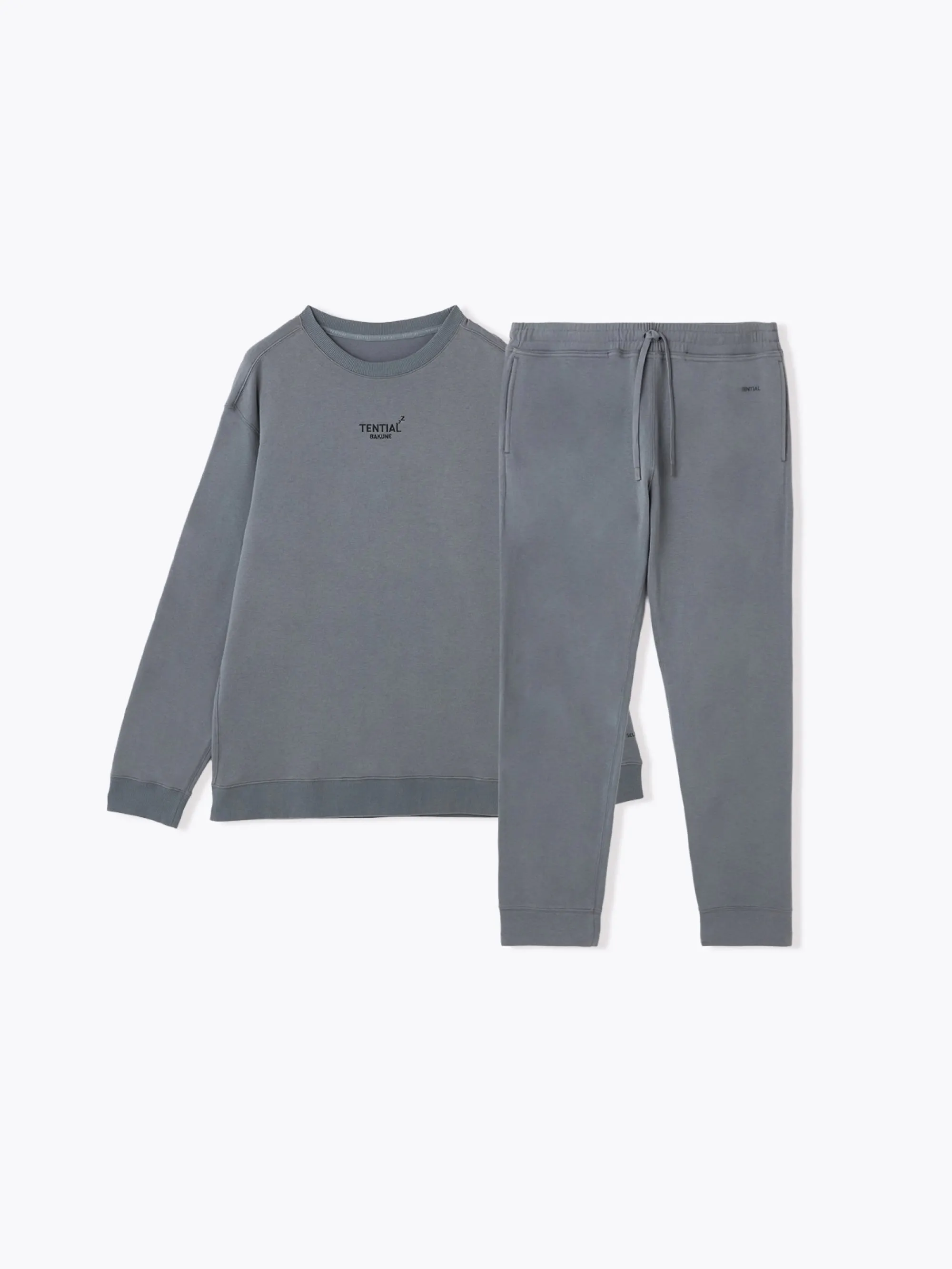 BAKUNE スウェット メンズ 長袖 Dark-gray