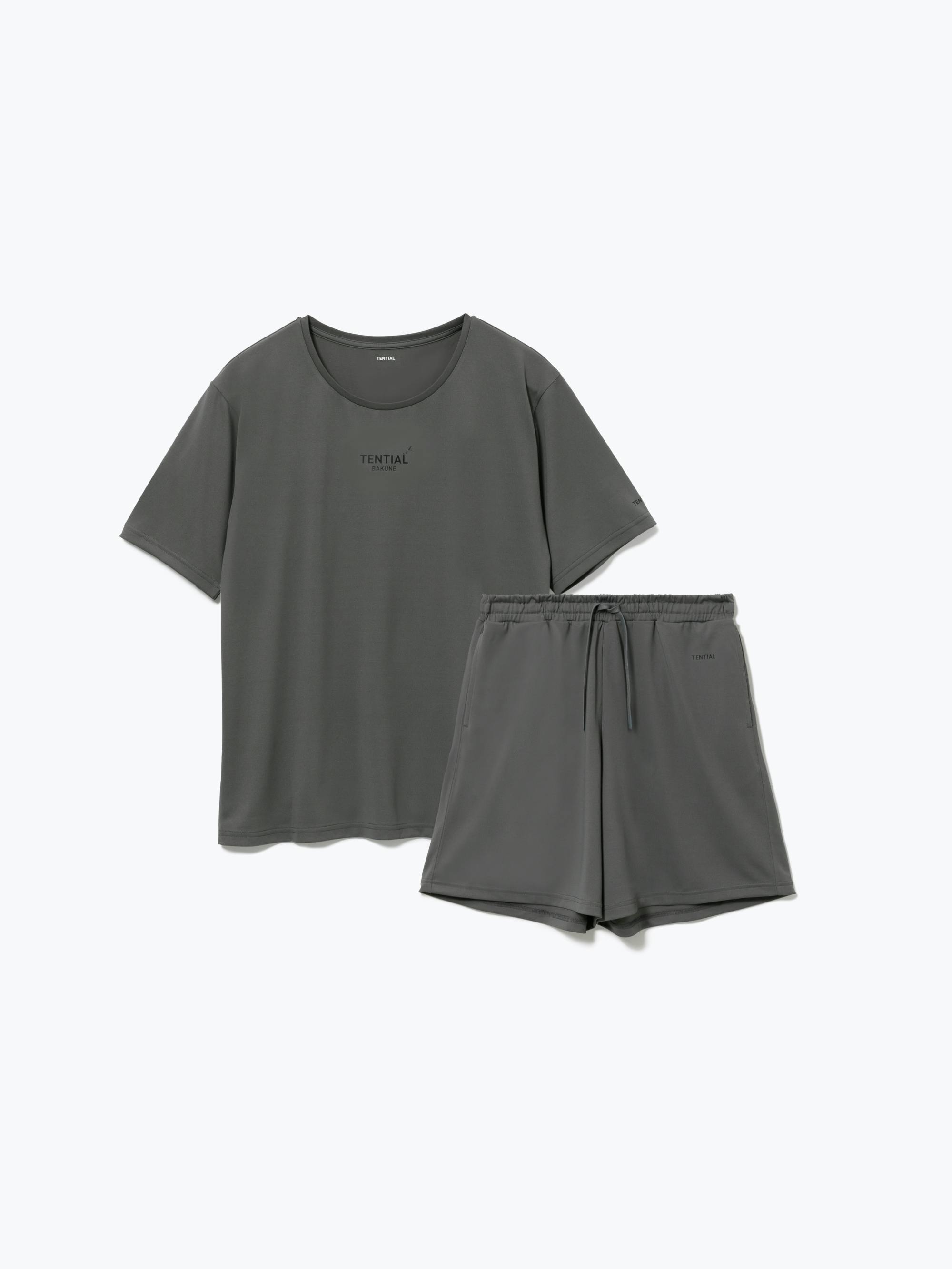 BAKUNE Dry Women's 半袖 Gray