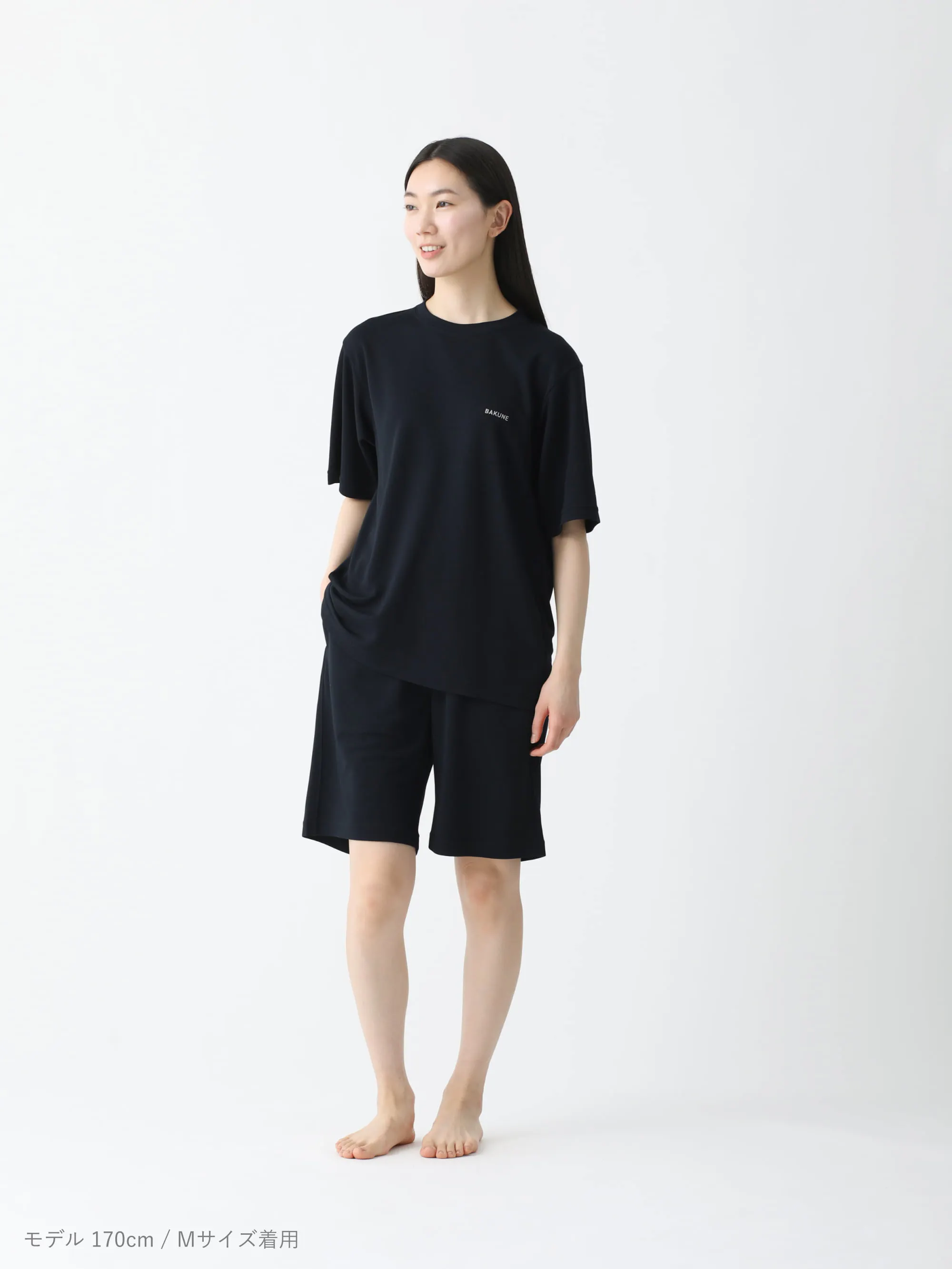 BAKUNE スムース / 上下セット（半袖Tシャツ・ショートパンツ）