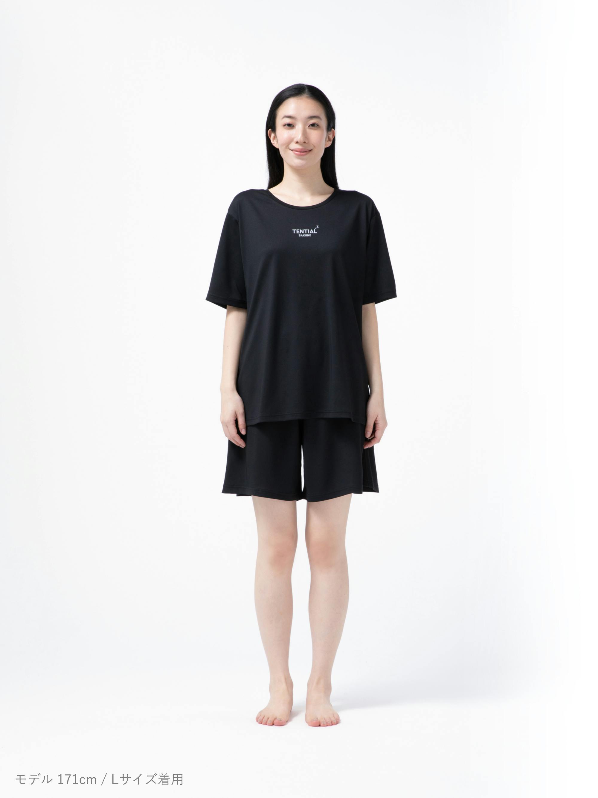BAKUNE Dry Women's 上下セット（半袖Tシャツ・ショートパンツ）_25SS