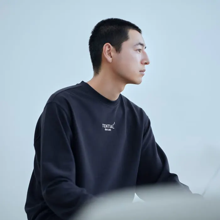 BAKUNE スウェット メンズ / 長袖クルーネックシャツ_25FW | TENTIAL