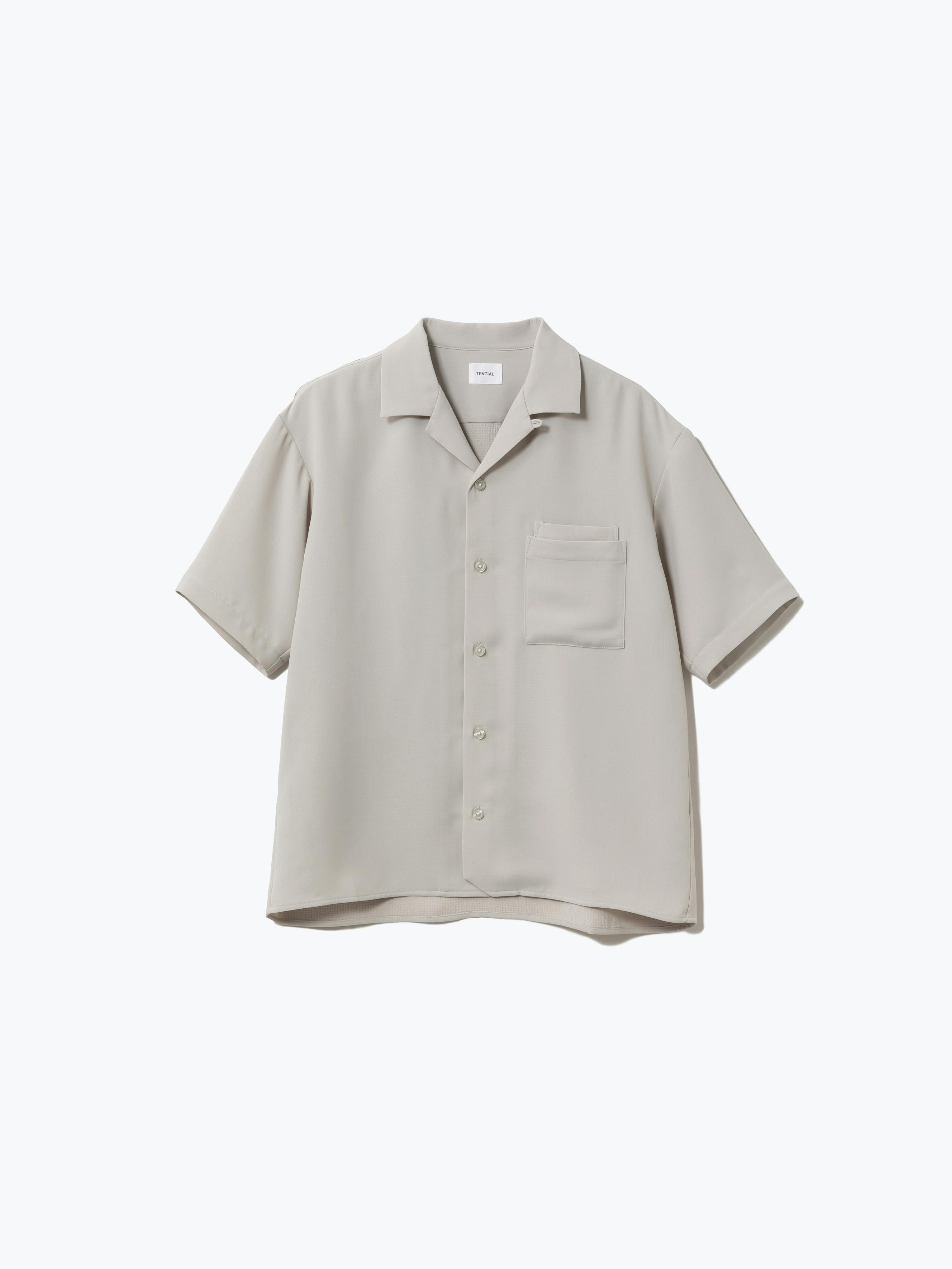 MIGARU Dry Short Sleeve Shirt Open Collar / 半袖シャツ