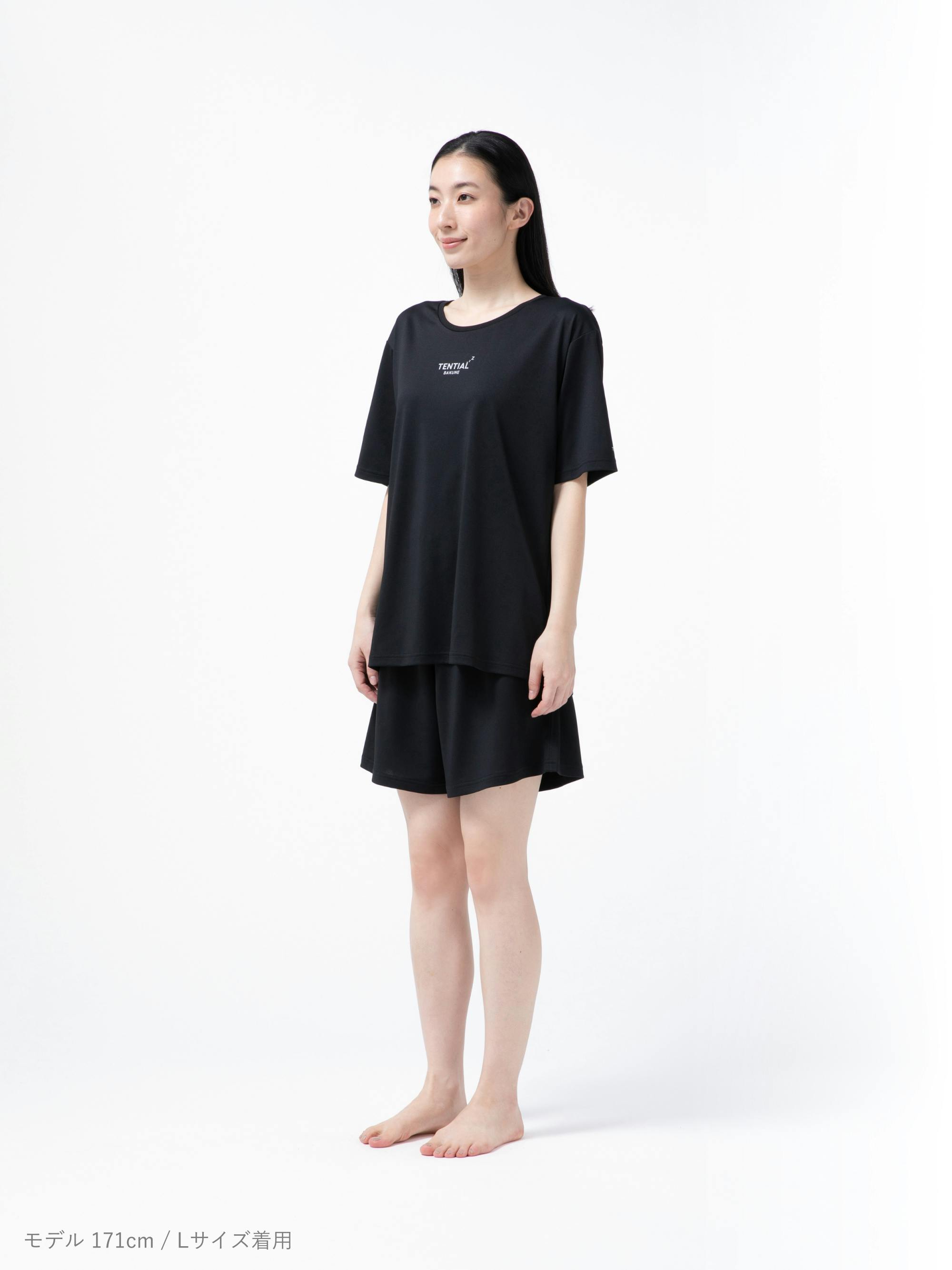 BAKUNE Dry Women's 上下セット（半袖Tシャツ・ショートパンツ）_25SS