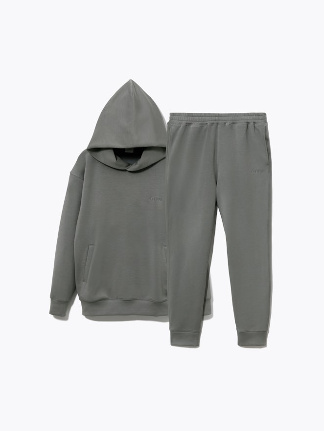 【ソフトストレッチ】プルフーディー / 上下セット(プルフーディー・ジョガーパンツ)