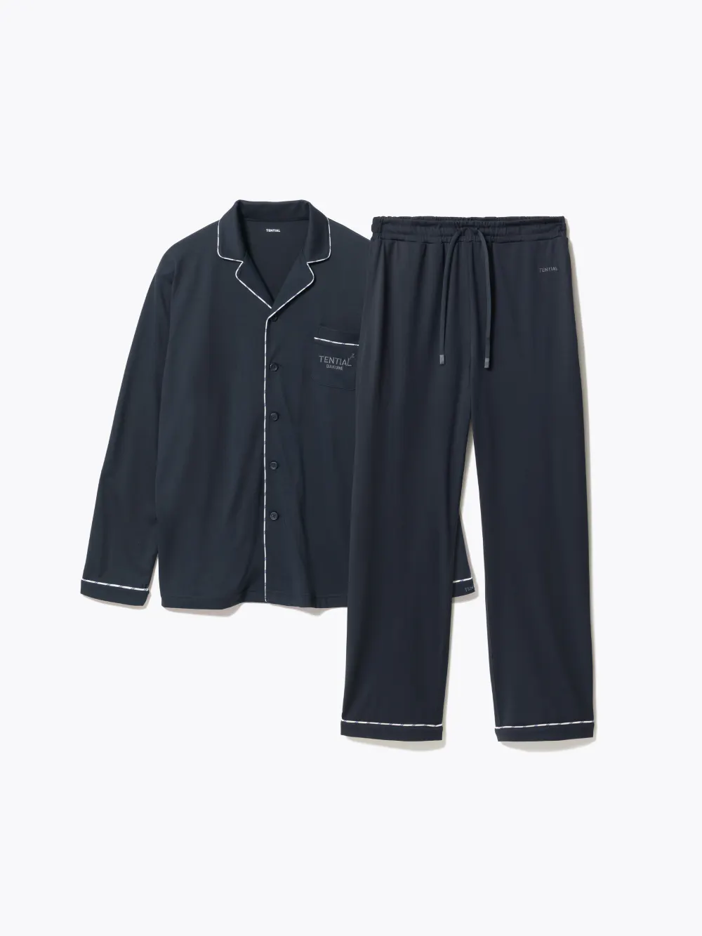 BAKUNE Pajamas Dry 長袖 Navy