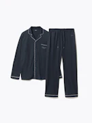 BAKUNE Pajamas Dry 長袖 Navy