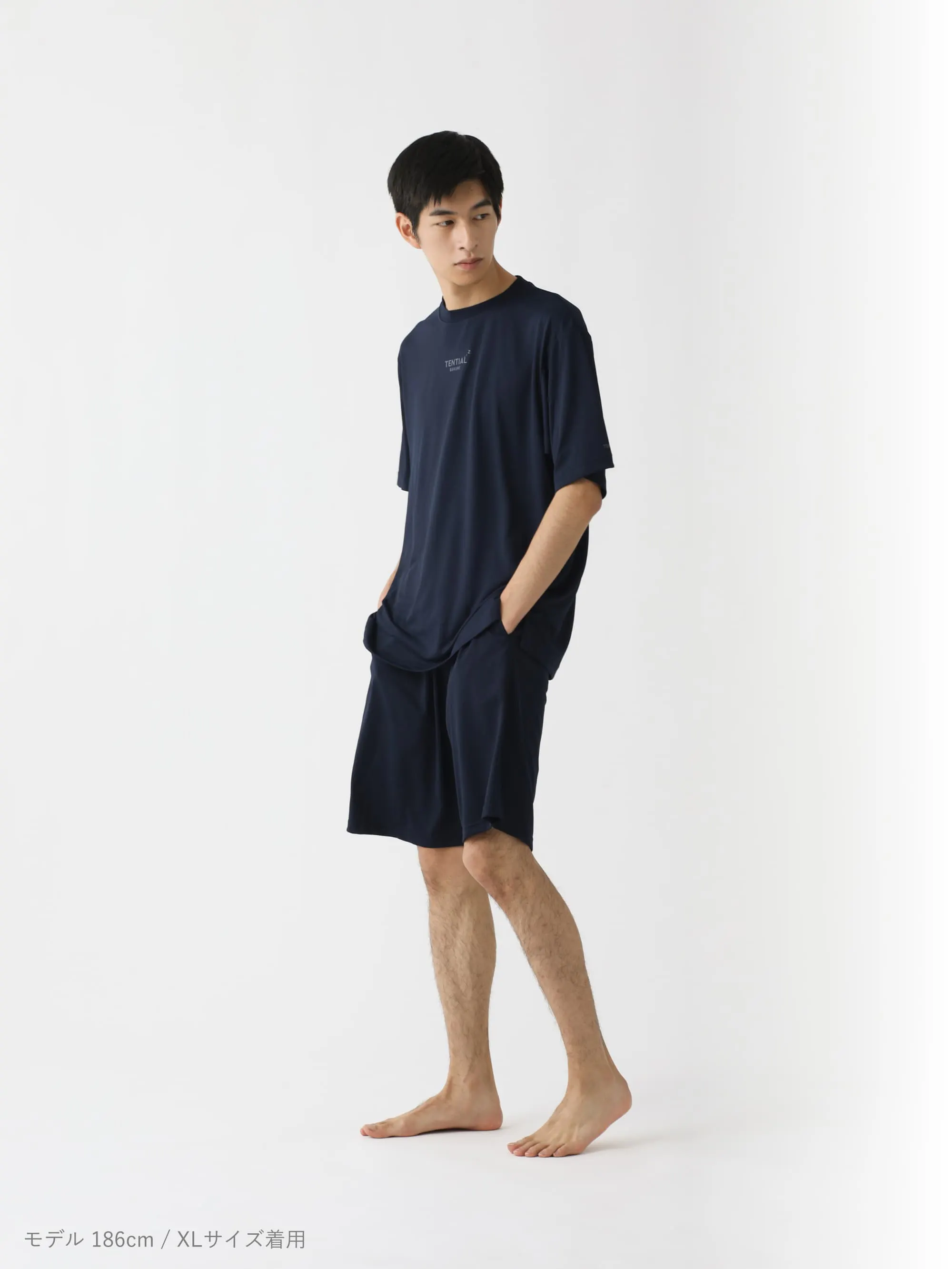 BAKUNE Dry Men's 上下セット（半袖Tシャツ・ショートパンツ）_25SS