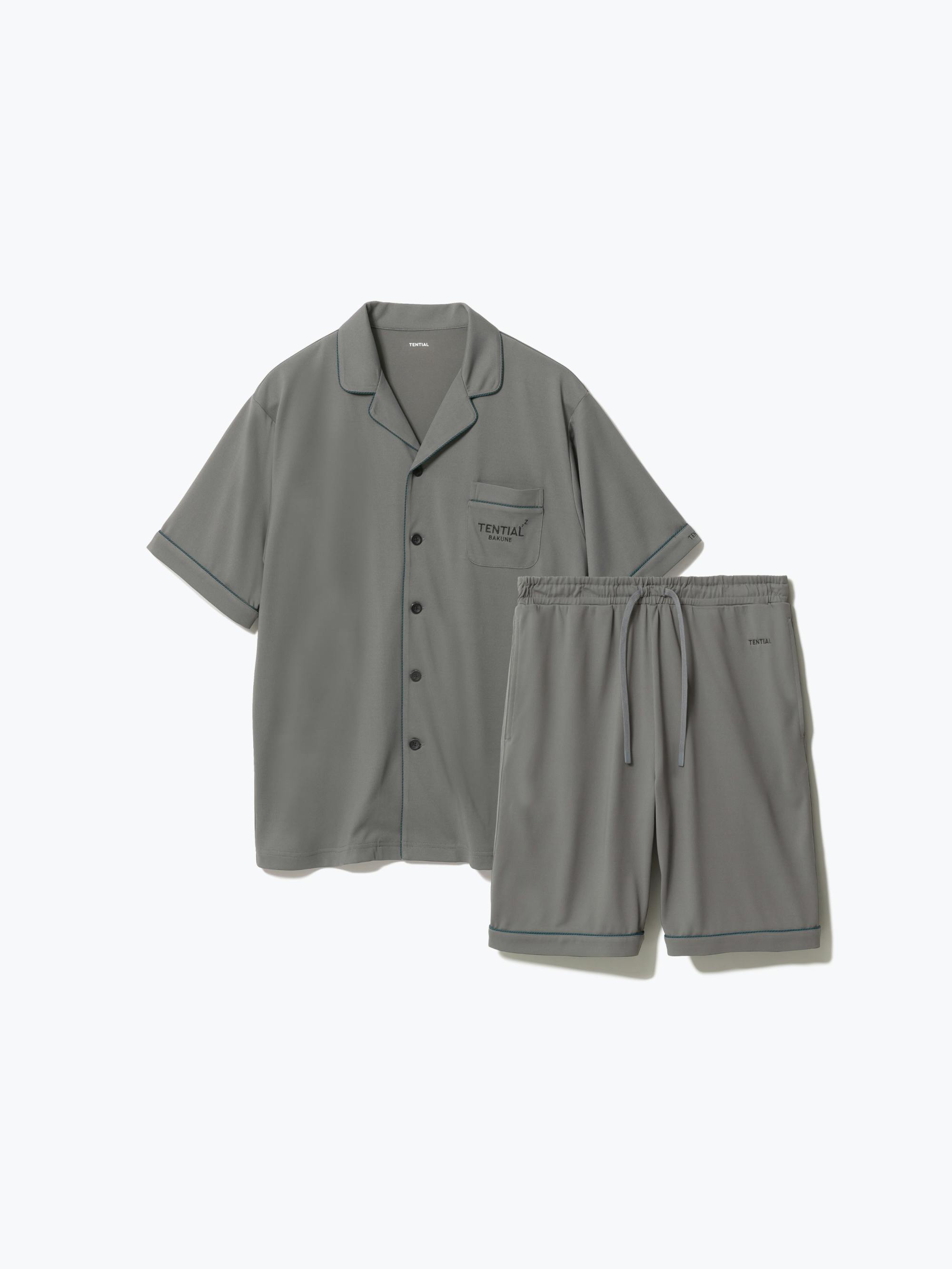 BAKUNE Pajamas Dry 半袖 Gray