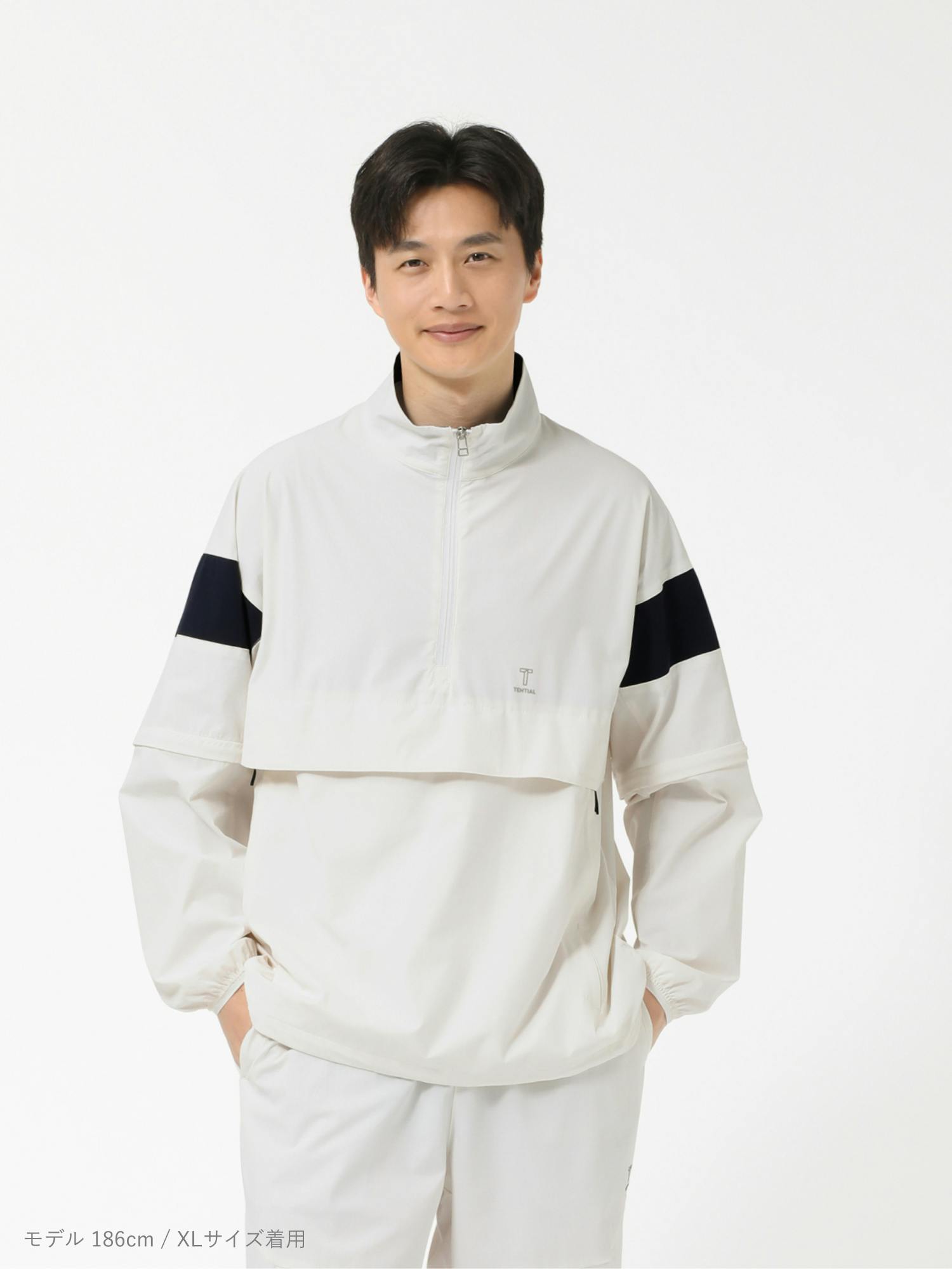 Golf Wear Woven Long Sleeve Blouson Half Zip / ブルゾン