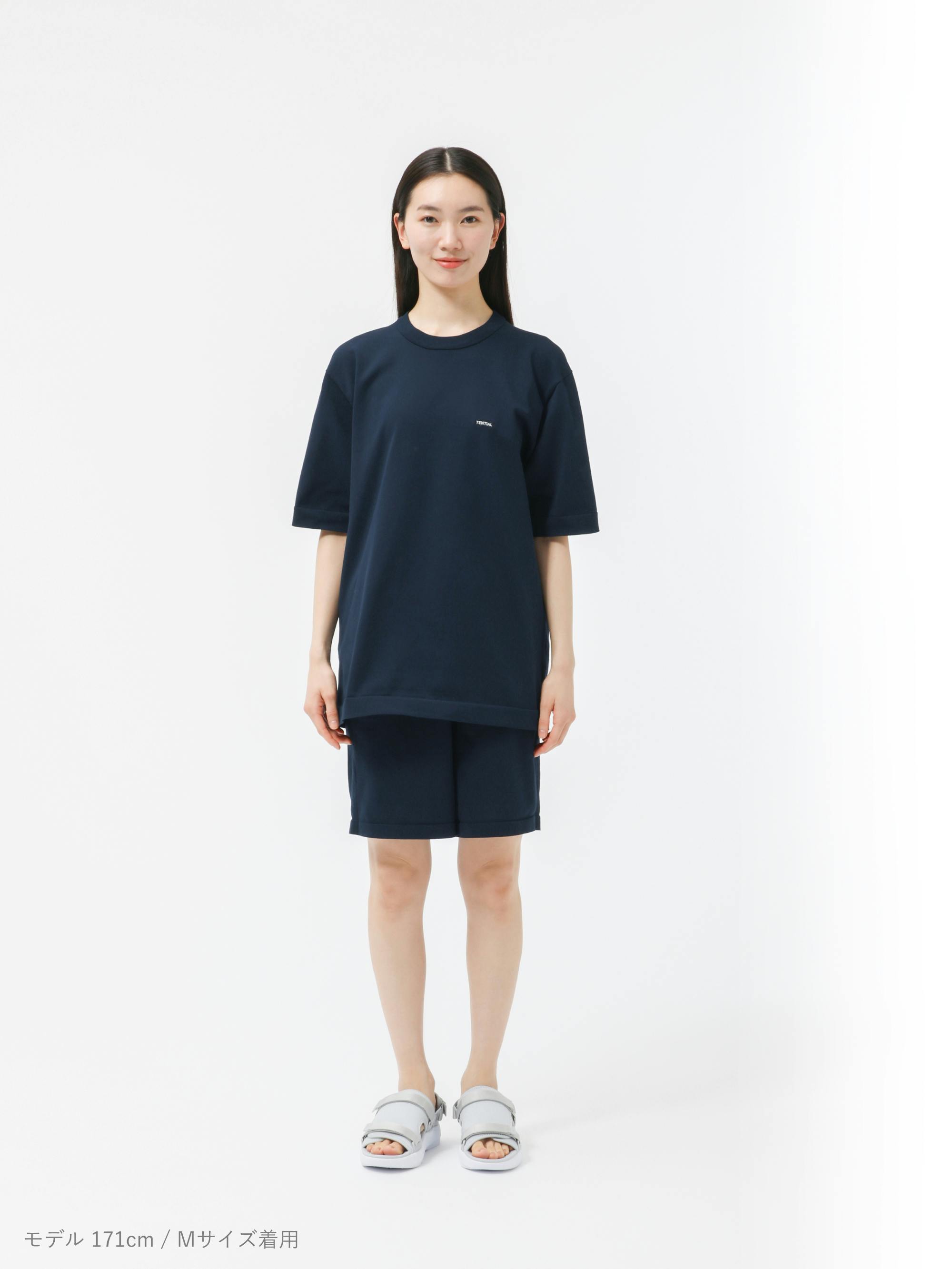 MIGARU Light Knit Short Sleeve T-Shirt / 上下セット（半袖Tシャツ