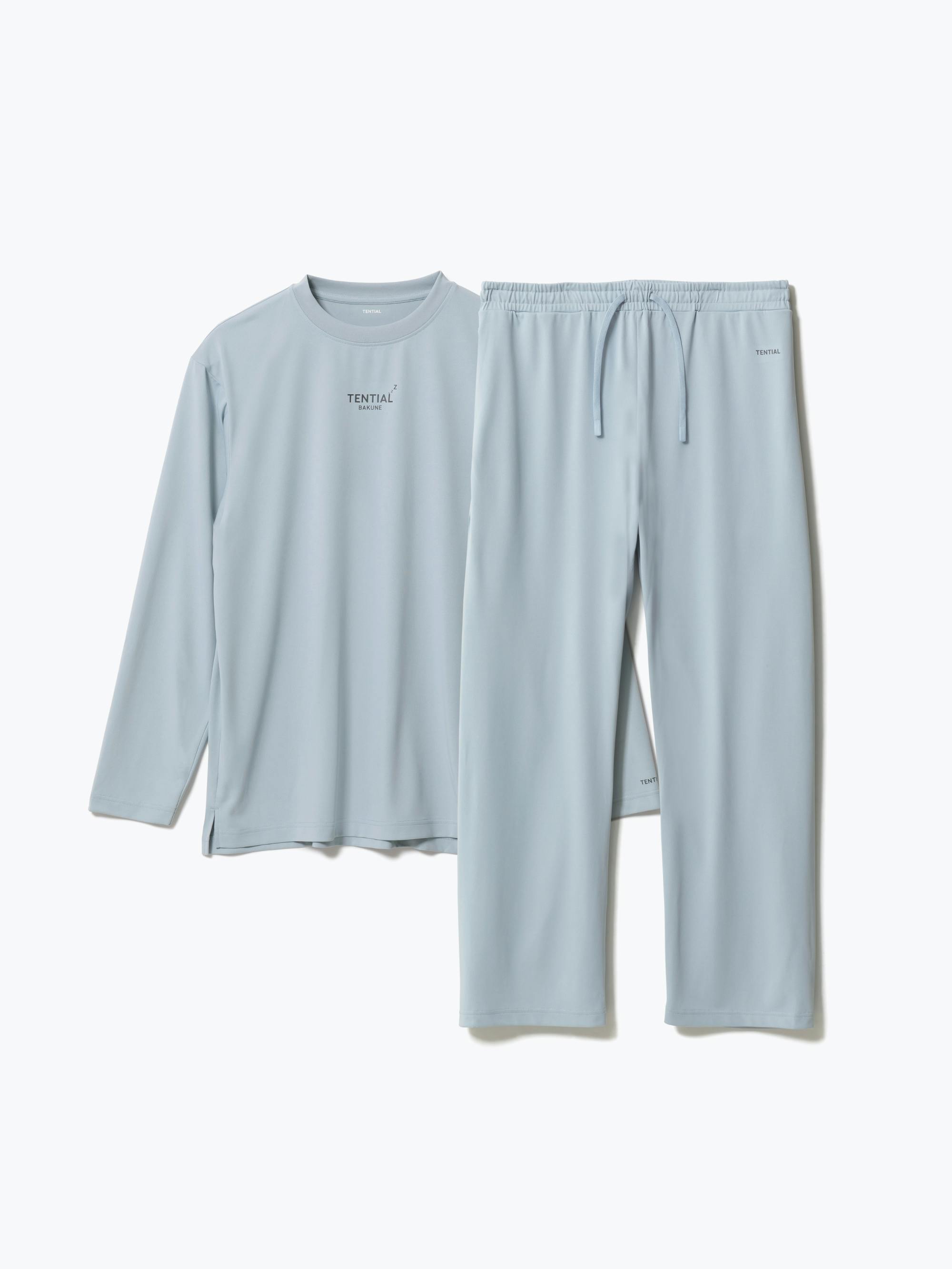 BAKUNE Dry Men's 長袖 Saxe-blue