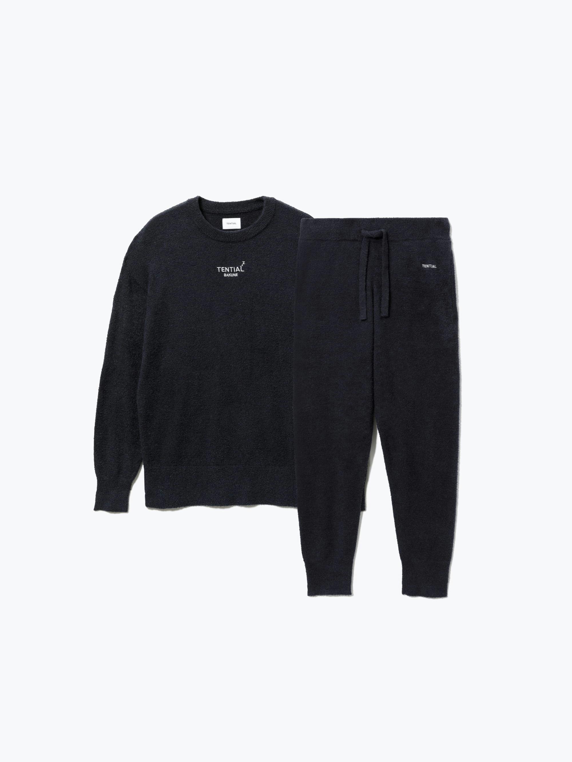 BAKUNE ソフトニット 長袖 Navy