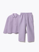 BAKUNE Waffle Women's 長袖 Lavender